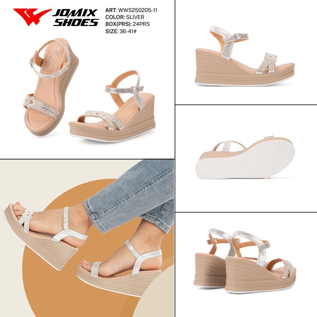Sandali Donna Aperti WWS250205 - 11 - Fornitura all'ingrosso di Sandali Donna da Jomix Shoes B2B