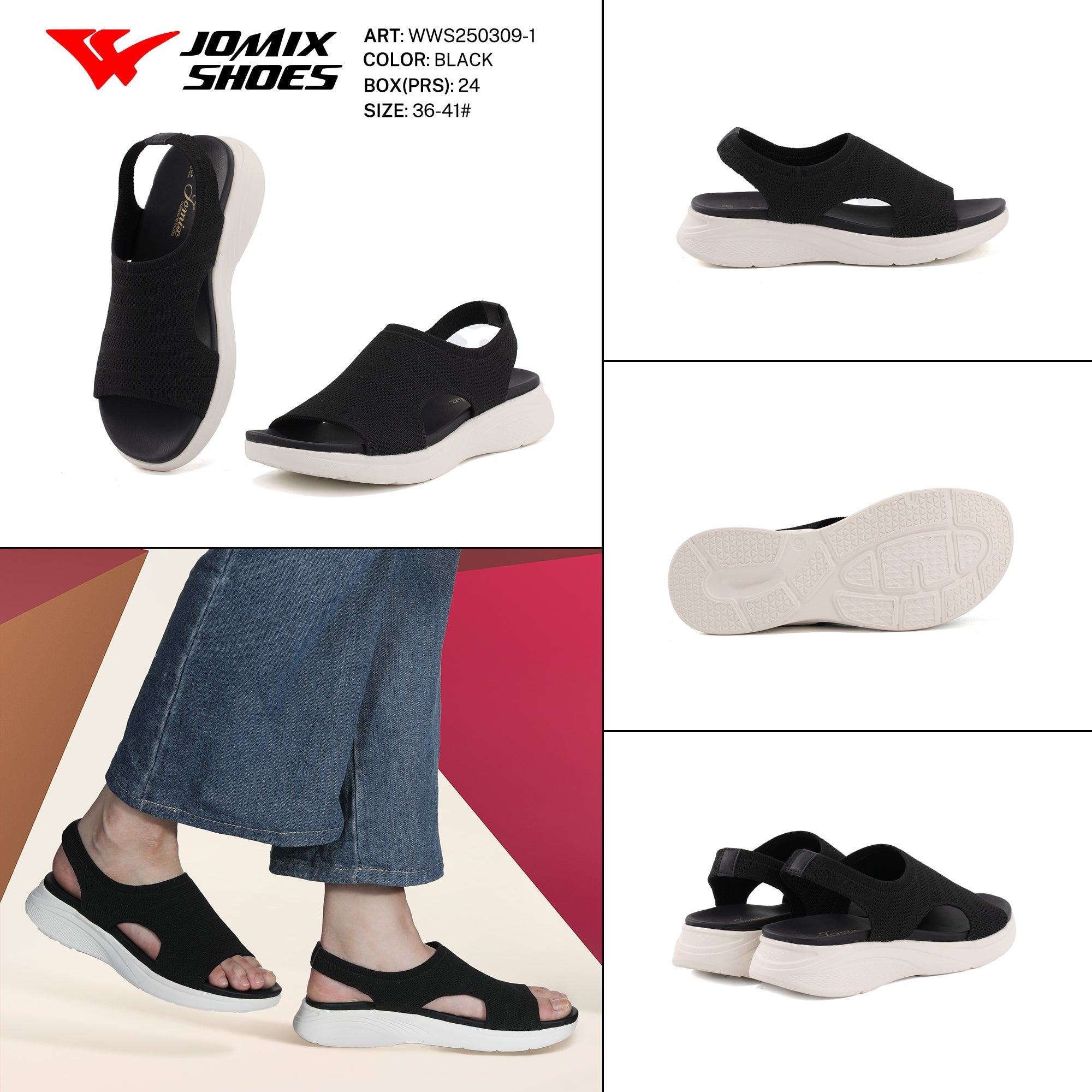 Sandali Donna Aperti Wws250309 - 1 - Fornitura all&#39;ingrosso di Sandali Donna da Jomix Shoes B2B