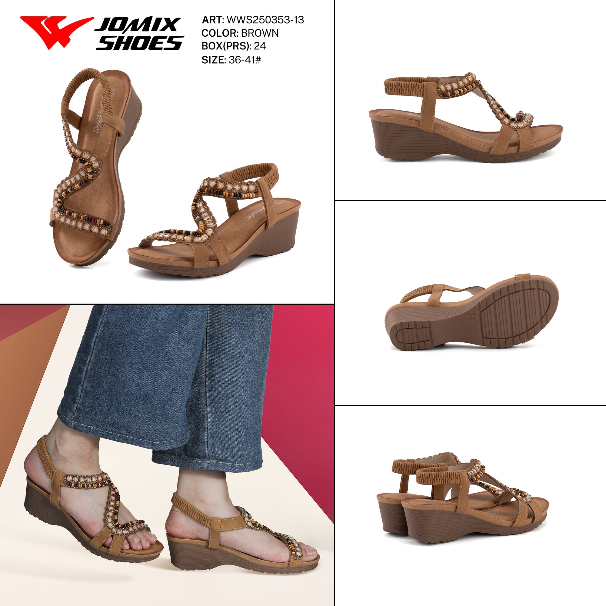 Sandali Donna Aperti Wws250353 - 13 - Fornitura all'ingrosso di Sandali Donna da Jomix Shoes B2B