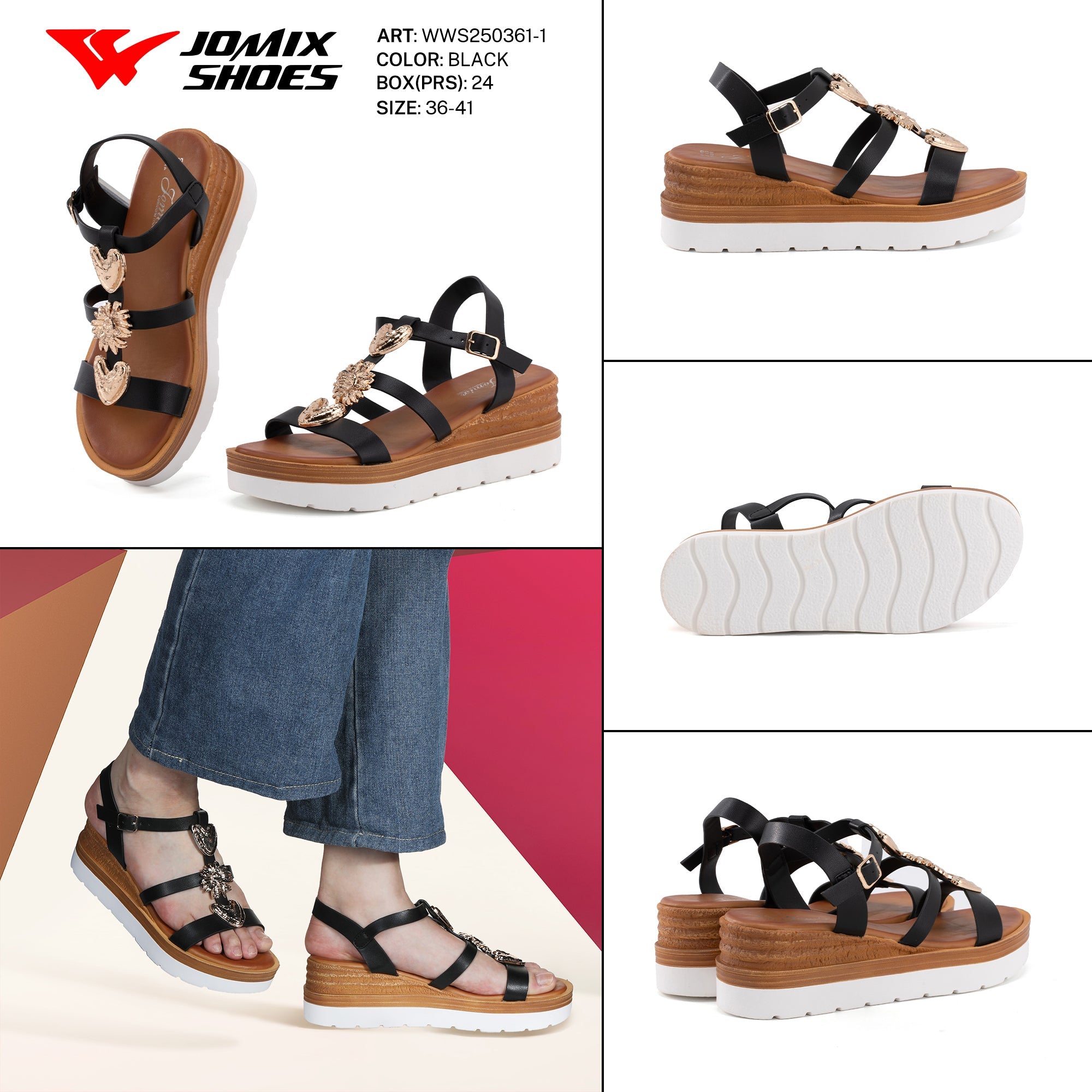 Sandali Donna Aperti Wws250361 - 1 - Fornitura all'ingrosso di Sandali Donna da Jomix Shoes B2B