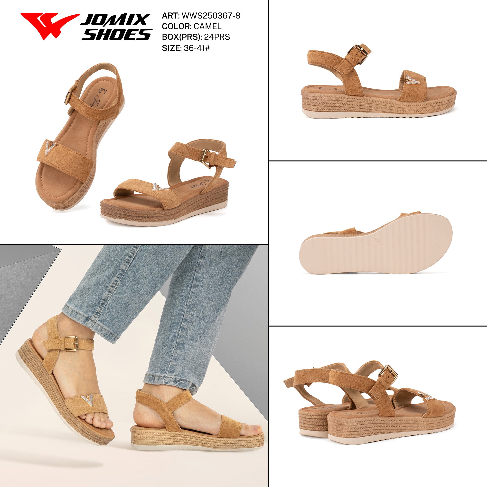 Sandali Donna Aperti Wws250367 - 8 - Fornitura all'ingrosso di Sandali Donna da Jomix Shoes B2B