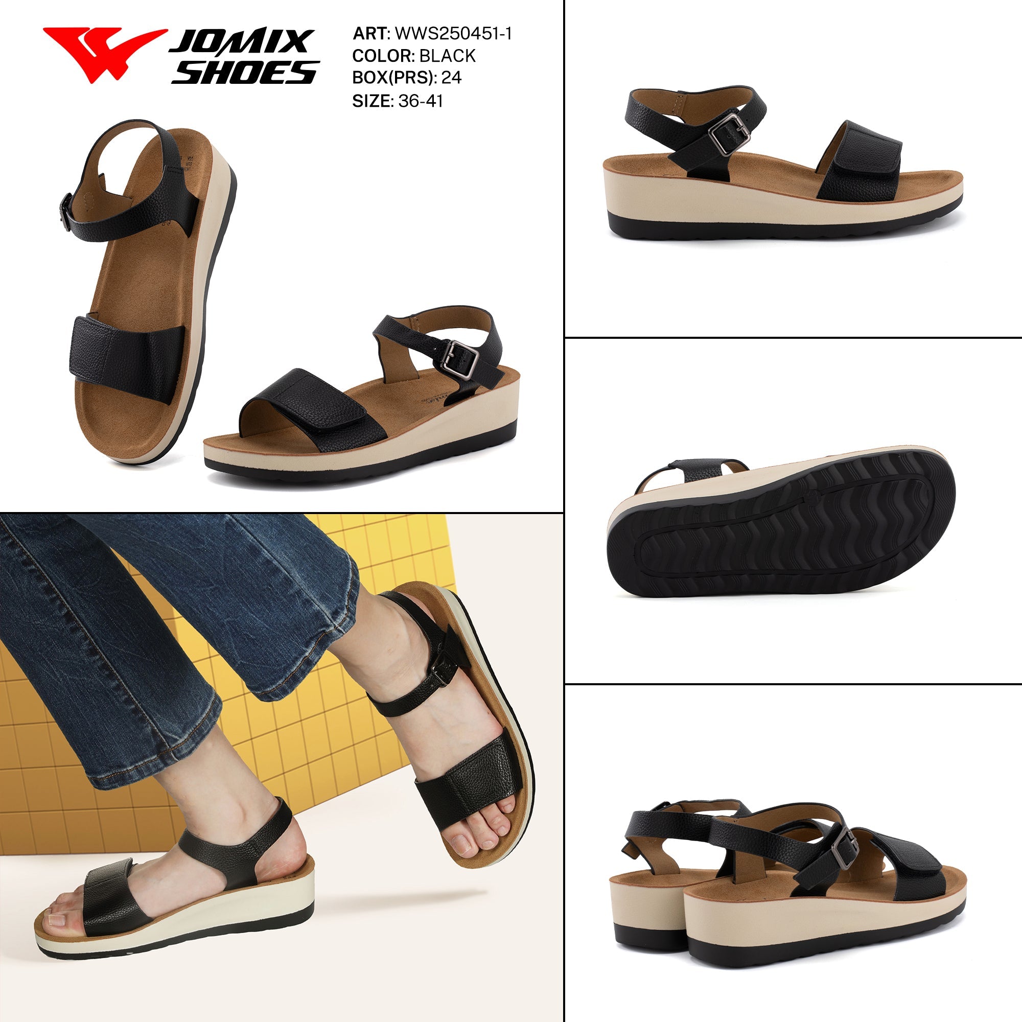 Sandali Donna Aperti Wws250451 - 1 - Fornitura all'ingrosso di Sandali Donna da Jomix Shoes B2B