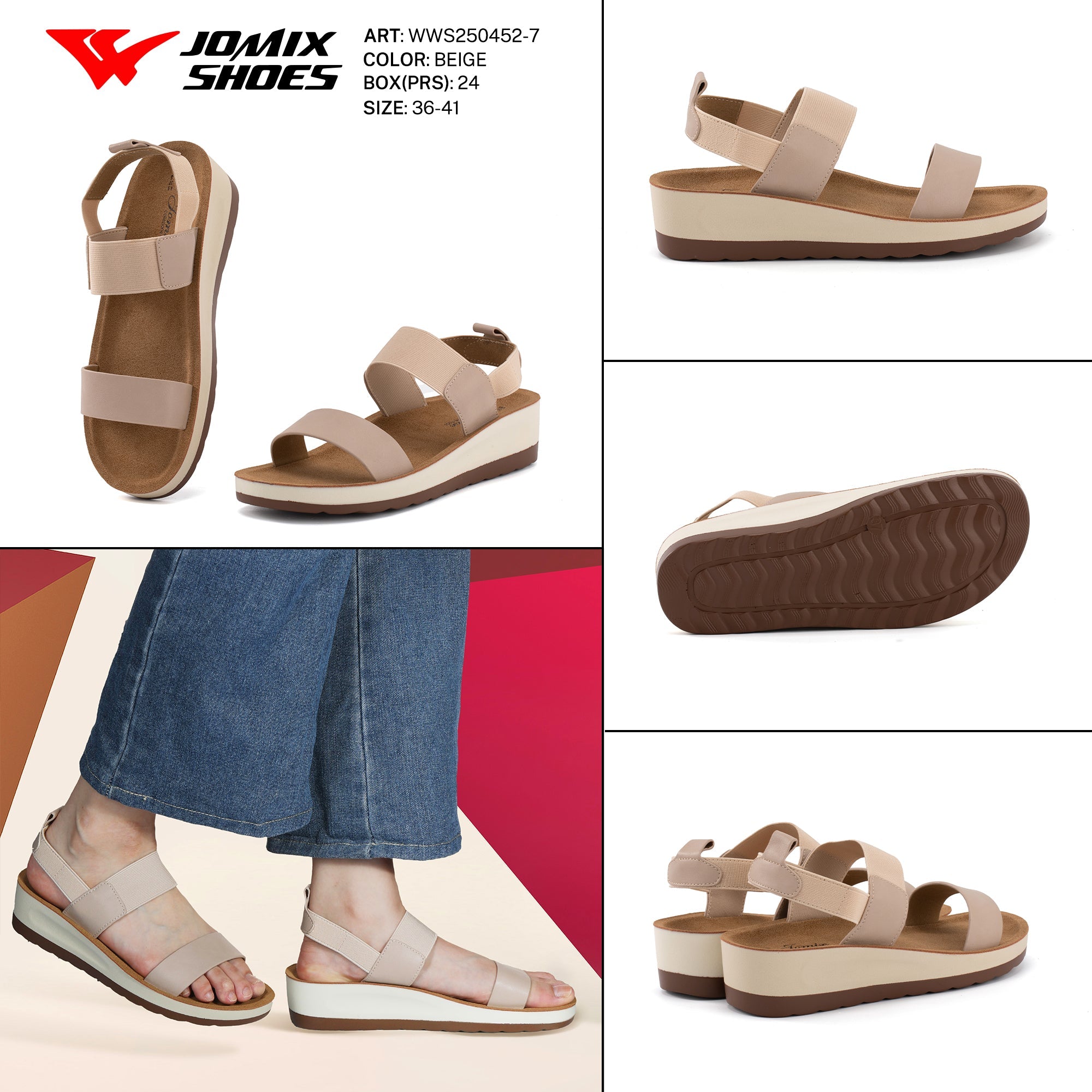 Sandali Donna Aperti Wws250452 - 7 - Fornitura all'ingrosso di Scarpe Donna da Jomix Shoes B2B