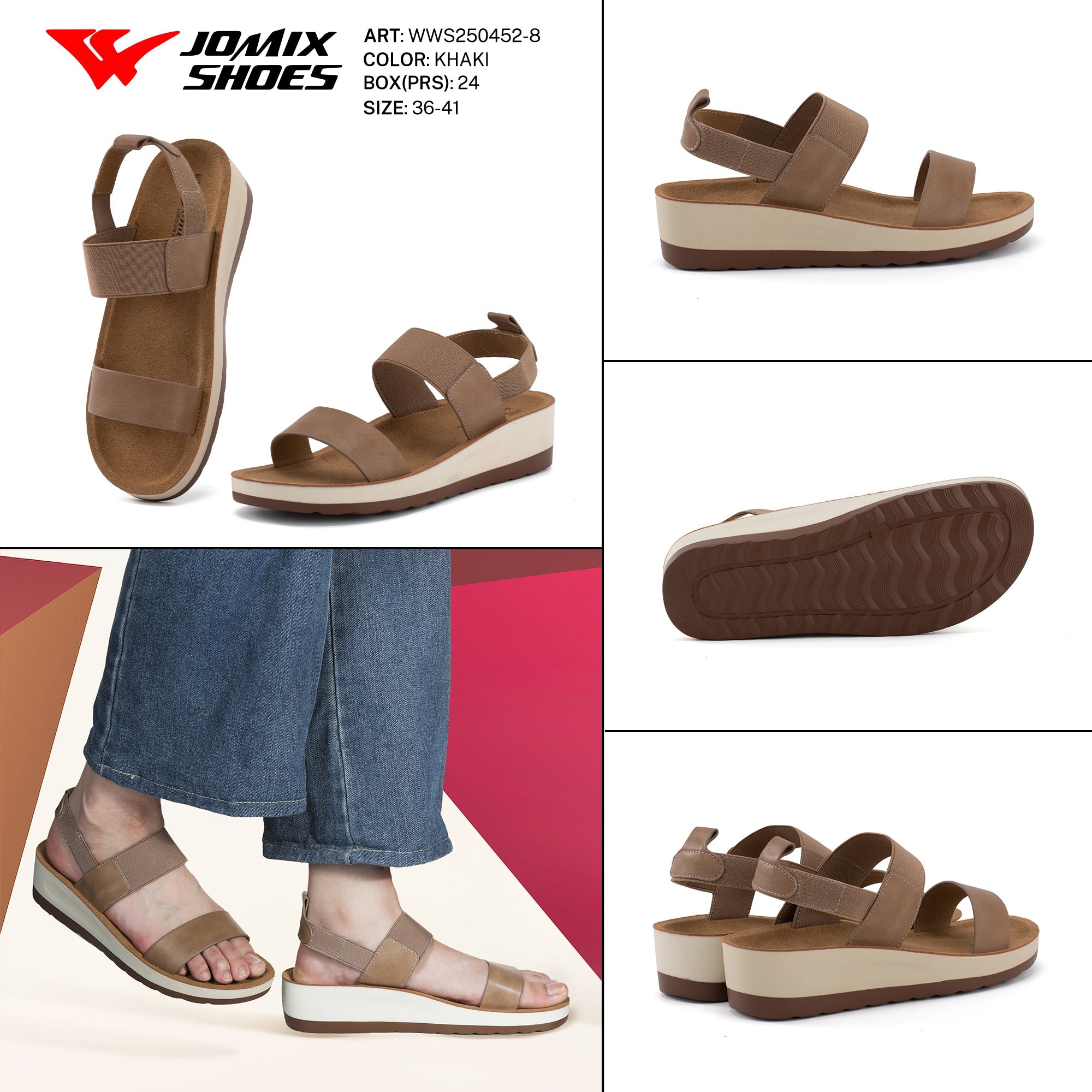 Sandali Donna Aperti Wws250452 - 8 - Fornitura all'ingrosso di Scarpe Donna da Jomix Shoes B2B