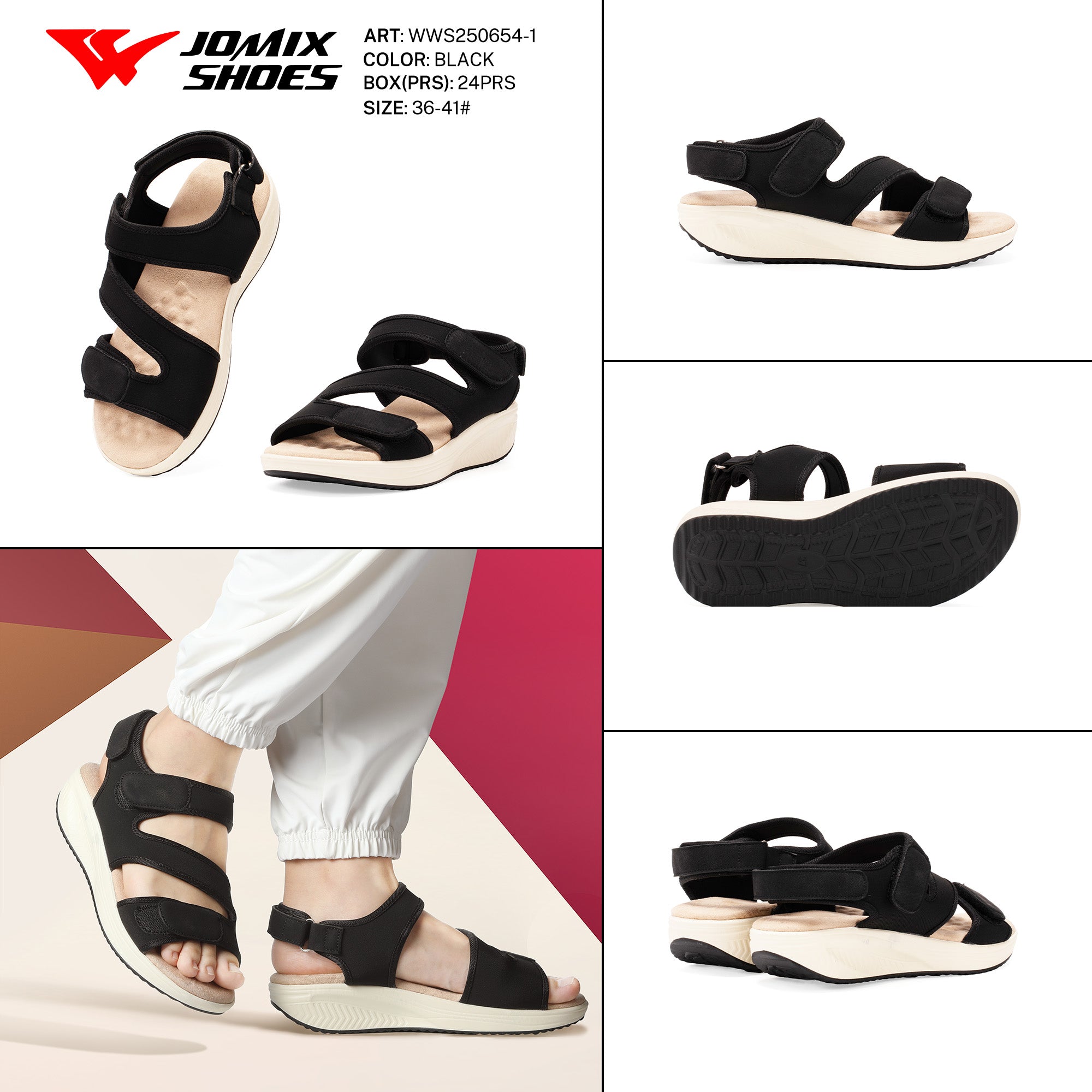 Sandali Donna Aperti Wws250654 - 1 - Fornitura all&#39;ingrosso di Sandali Donna da Jomix Shoes B2B