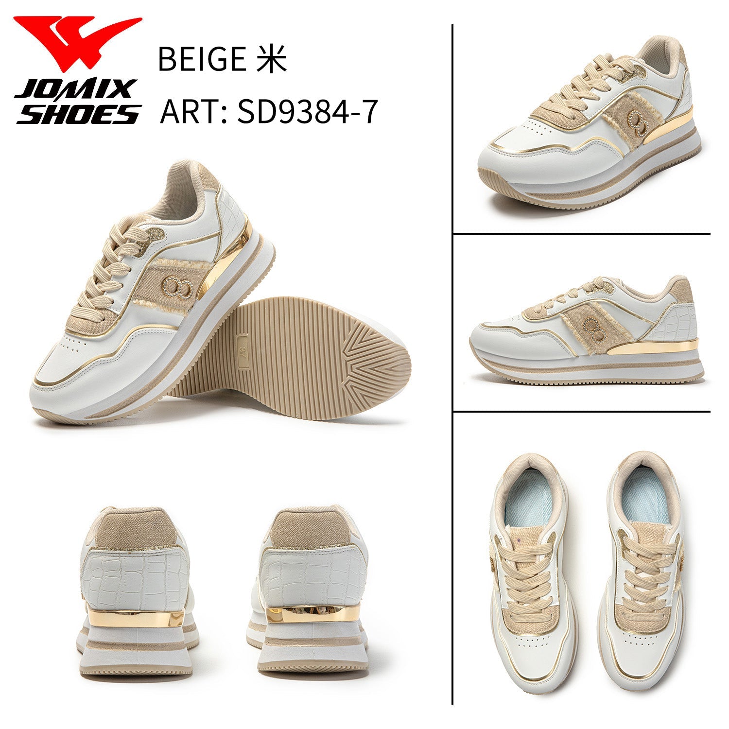 Scarpe Casual Da Donna Sd9384 - 7 - Fornitura all'ingrosso di Sneakers Donna da Jomix Shoes B2B