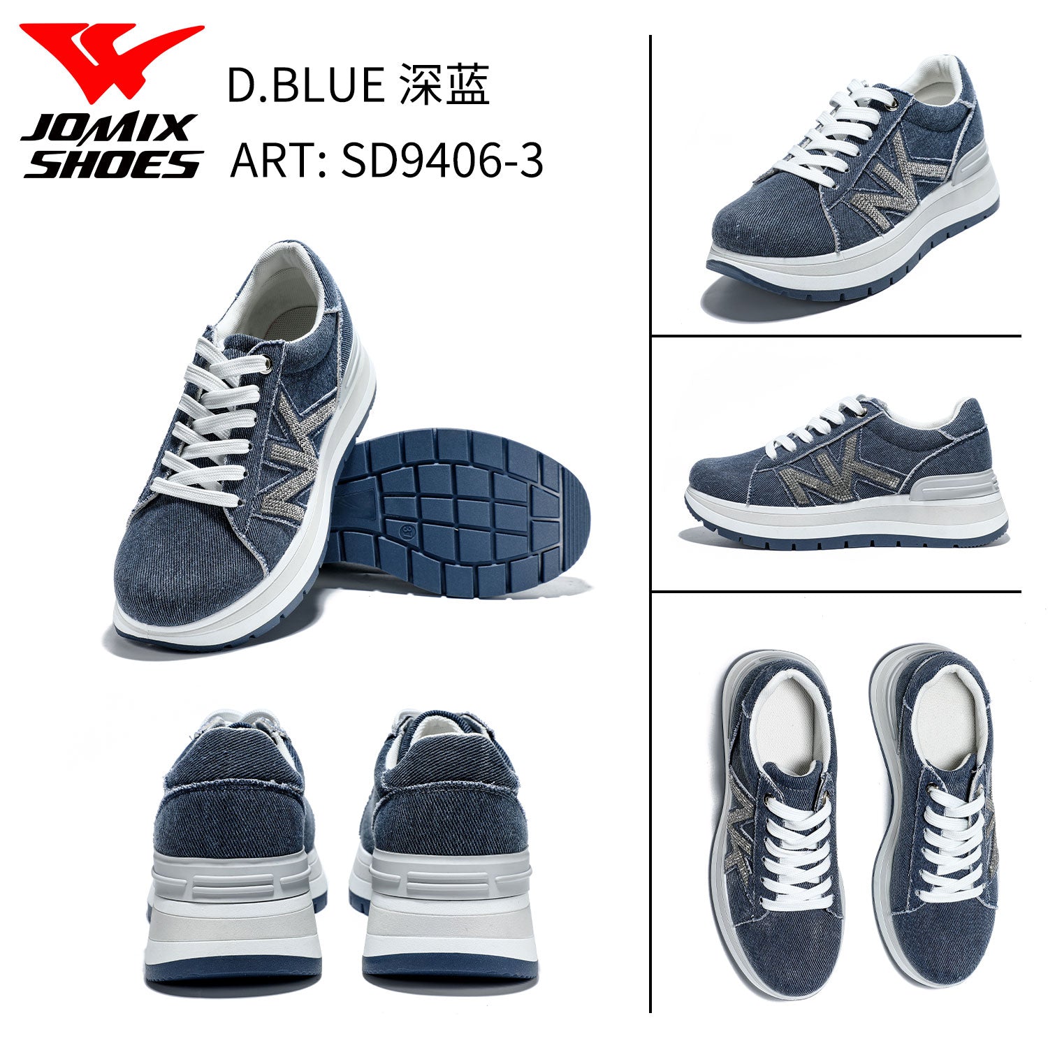 Scarpe Casual Da Donna Sd9406 - 3 - Fornitura all&#39;ingrosso di Sneakers Donna da Jomix Shoes B2B