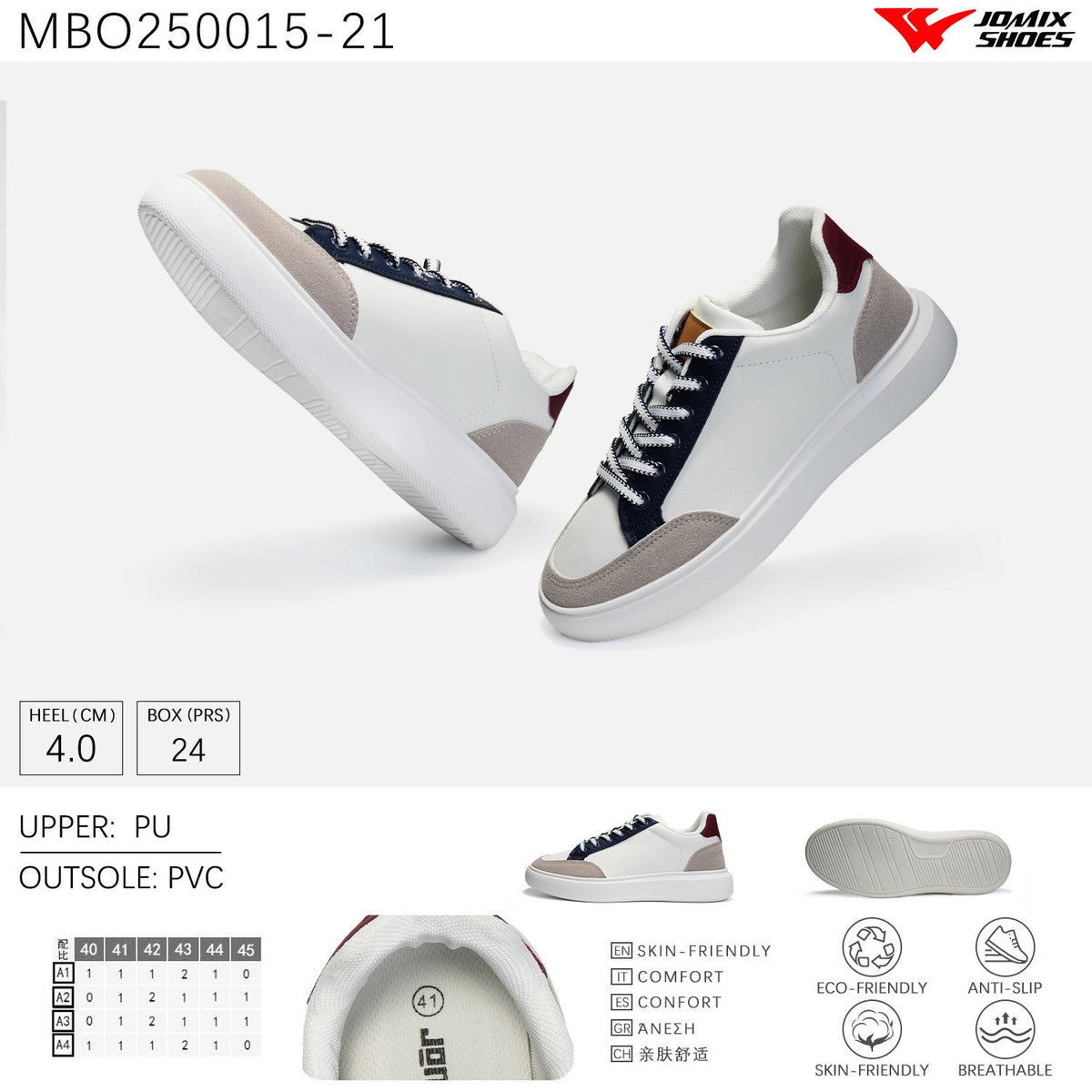 Scarpe Casual Da Uomo Jomix Shoes MBO250015 - 21