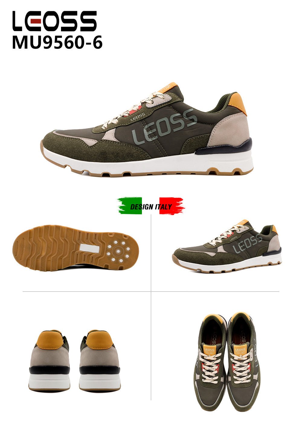Scarpe Casual Da Uomo Leoss MU9560 - 6 - Fornitura all'ingrosso di Sneakers Uomo da Jomix Shoes B2B