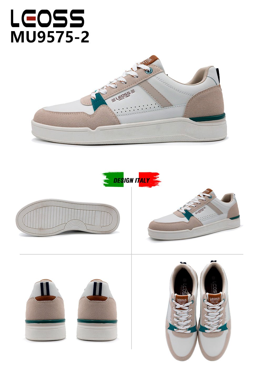 Scarpe Casual Da Uomo Leoss MU9575 - 2 - Fornitura all&#39;ingrosso di Sneakers Uomo da Jomix Shoes B2B