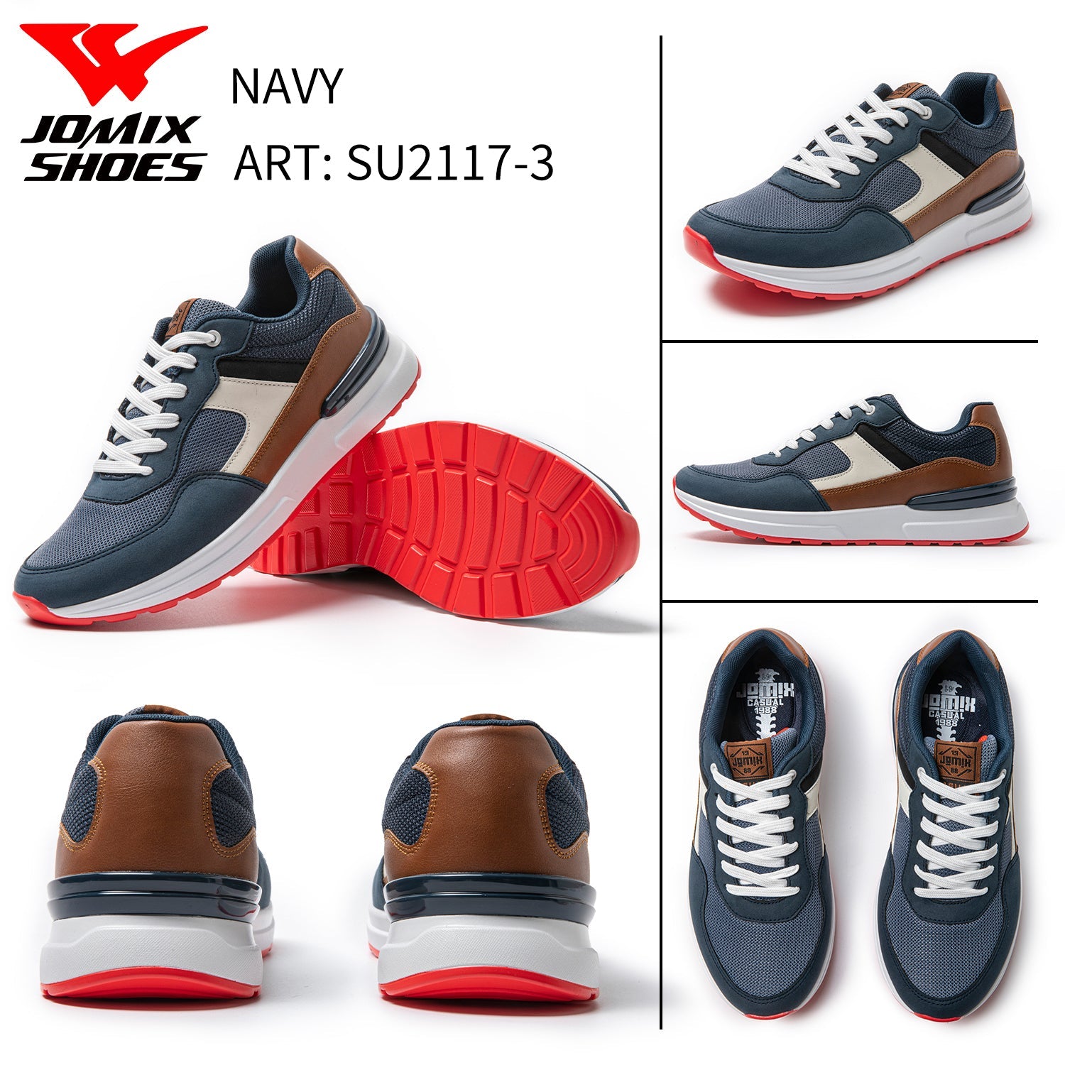 Scarpe Casual Da Uomo Jomix Shoes SU2117 - 3 - Fornitura all'ingrosso di Sneakers Uomo da Jomix Shoes B2B