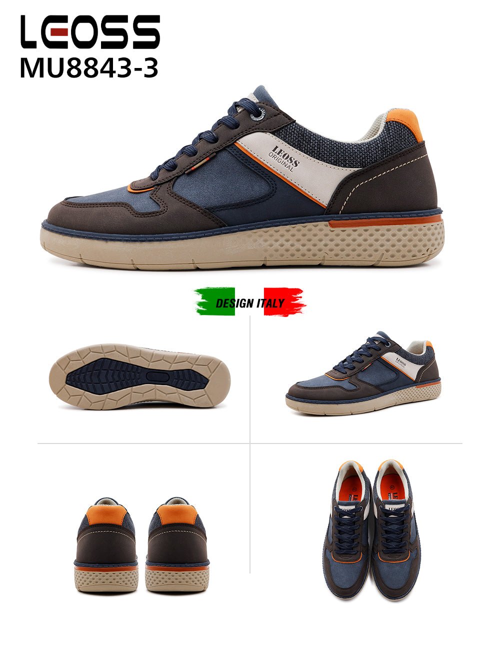 Scarpe Casual Da Uomo Mu8843-3