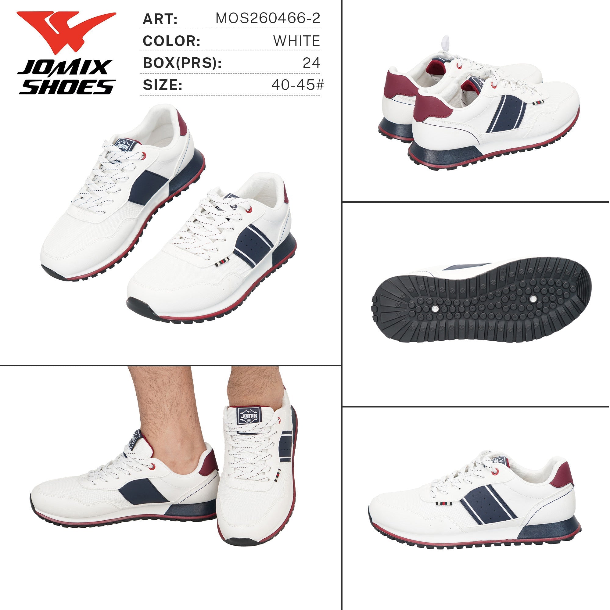 Scarpe da Ginnastica da Uomo MOS260466-2 - Fornitura all'ingrosso di Scarpe Uomo da Jomix Shoes B2B