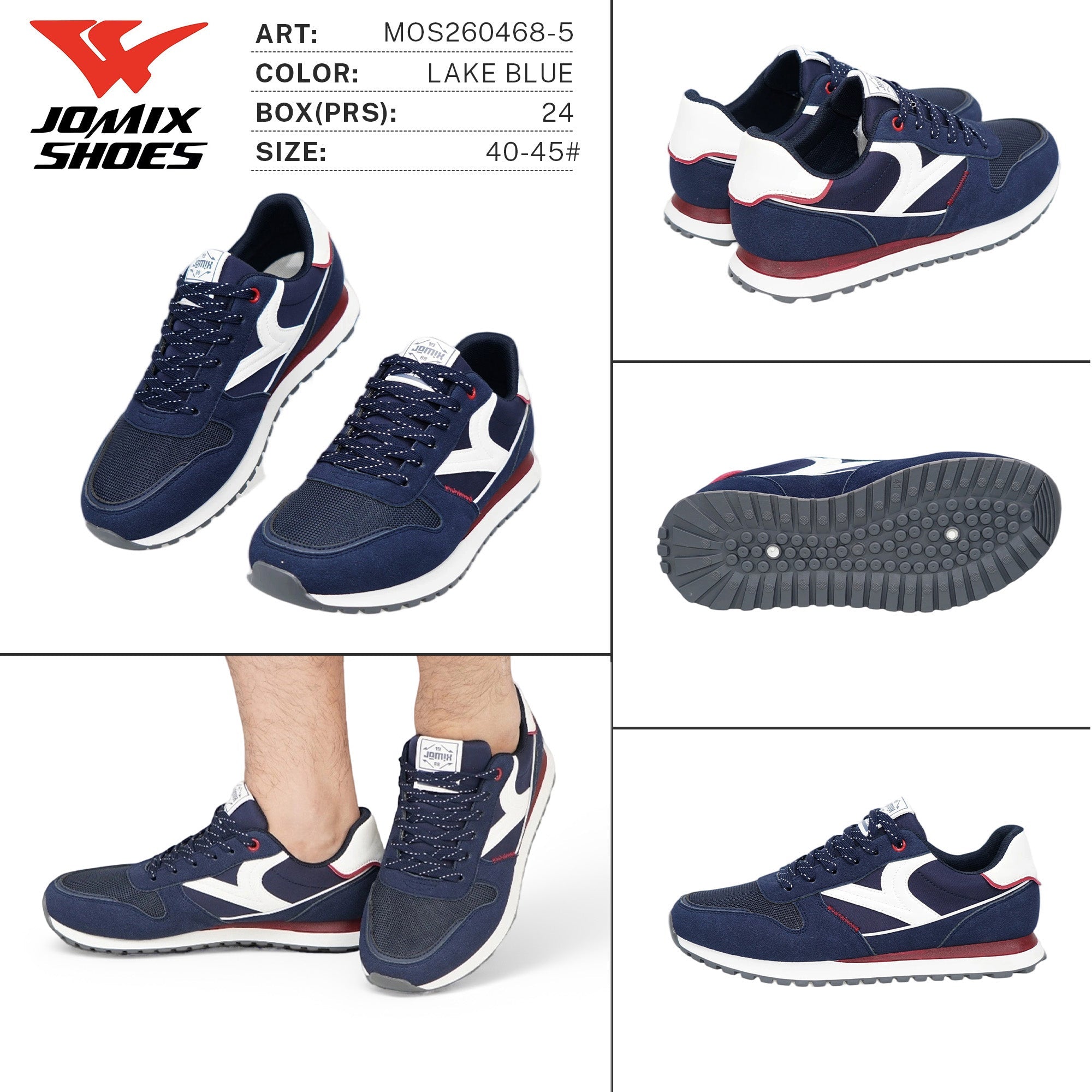 Scarpe da Ginnastica da Uomo MOS260468-5 - Fornitura all'ingrosso di Scarpe Uomo da Jomix Shoes B2B
