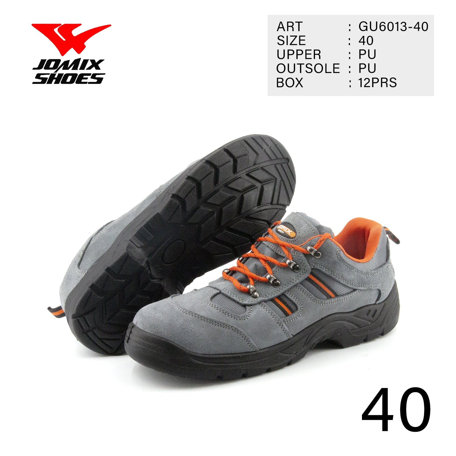 Scarpe Da Lavoro Antinfortunistica Da Uomo Jomix Shoes GU6013 - 40 - Fornitura all&#39;ingrosso di Scarpe Uomo da Jomix Shoes B2B