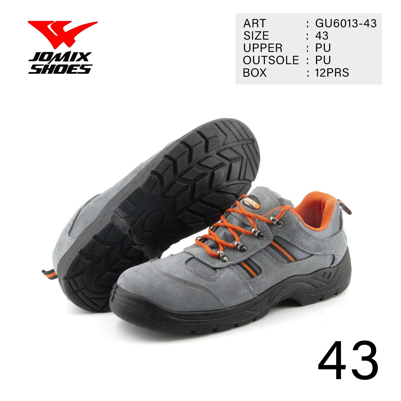 Scarpe Da Lavoro Antinfortunistica Da Uomo Jomix Shoes GU6013 - 43 - Fornitura all'ingrosso di Scarpe Uomo da Jomix Shoes B2B