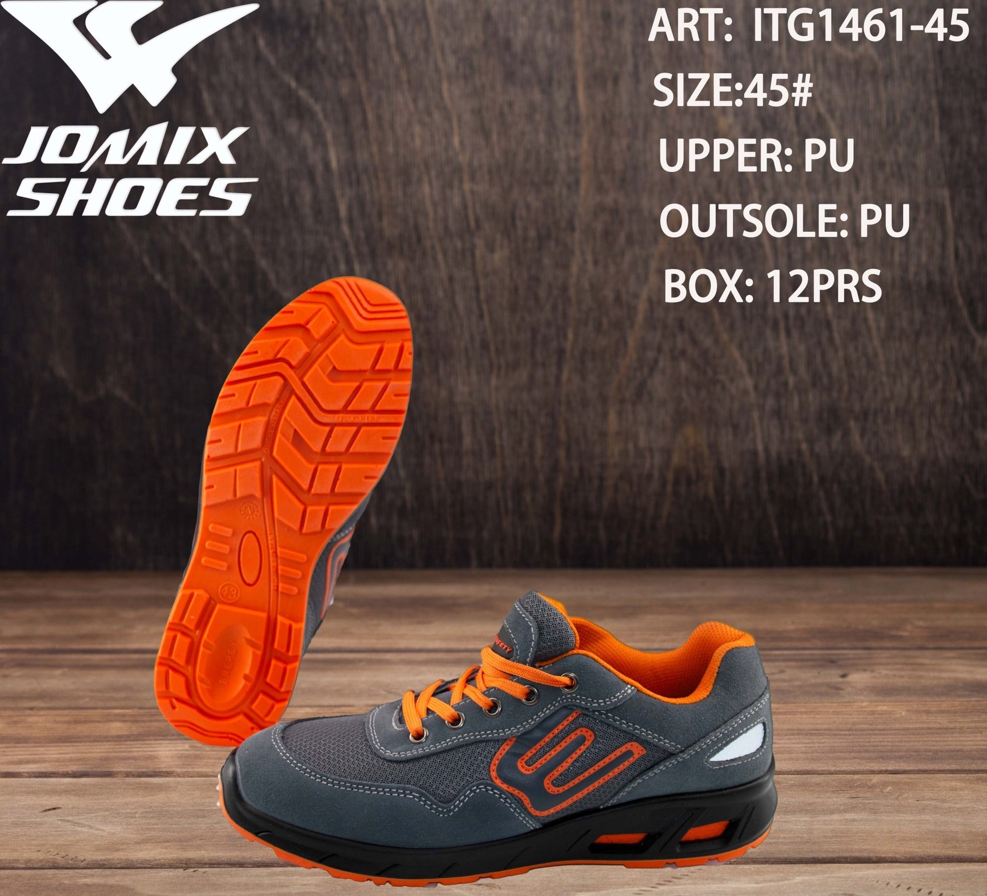 Scarpe Da Lavoro Antinfortunistica Da Uomo Jomix Shoes ITG1461 - 45 - Fornitura all&#39;ingrosso di Scarpe Uomo da Jomix Shoes B2B