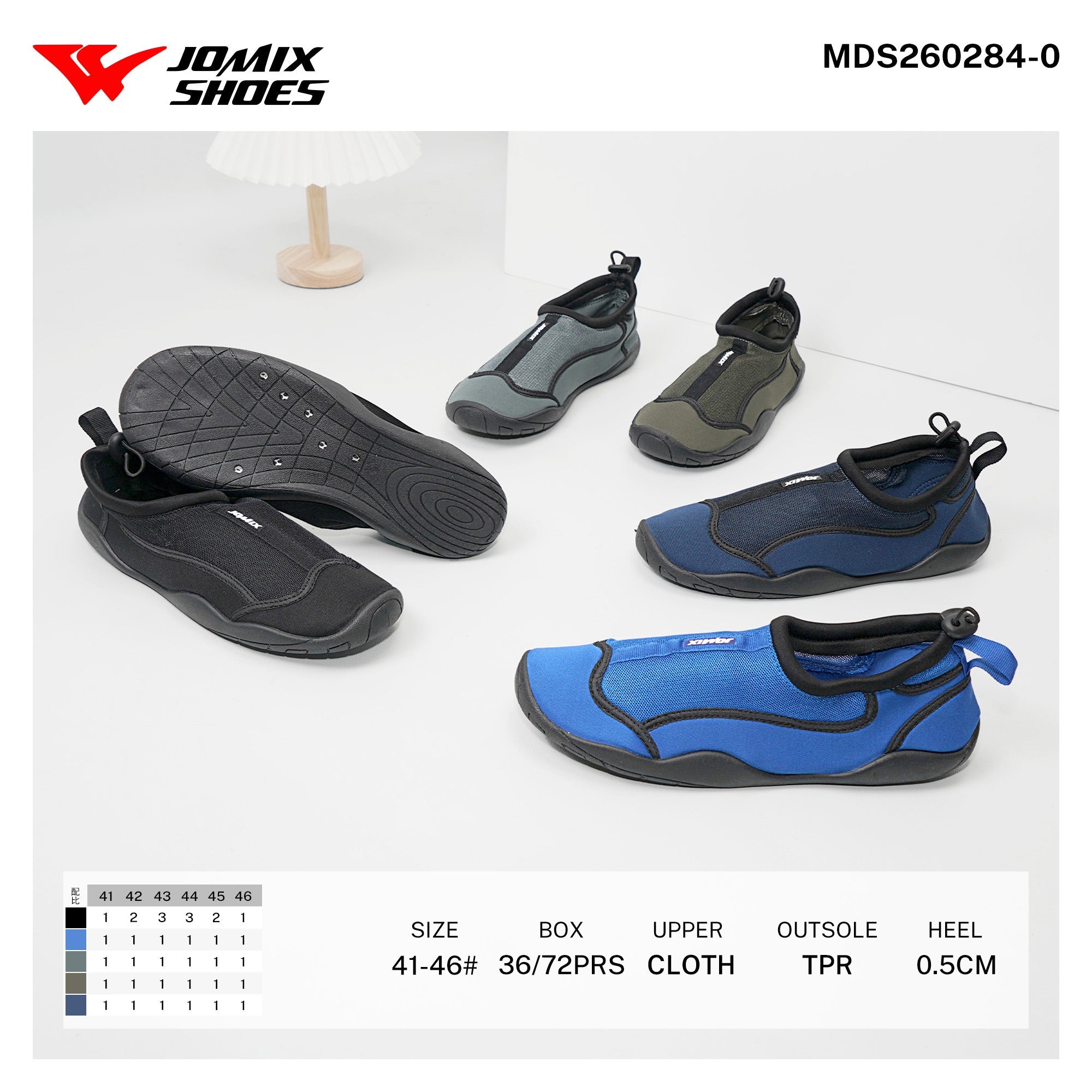 Scarpe da Scoglio da Uomo MDS260284 - 0 - Fornitura all'ingrosso di Scarpe Uomo da Jomix Shoes B2B