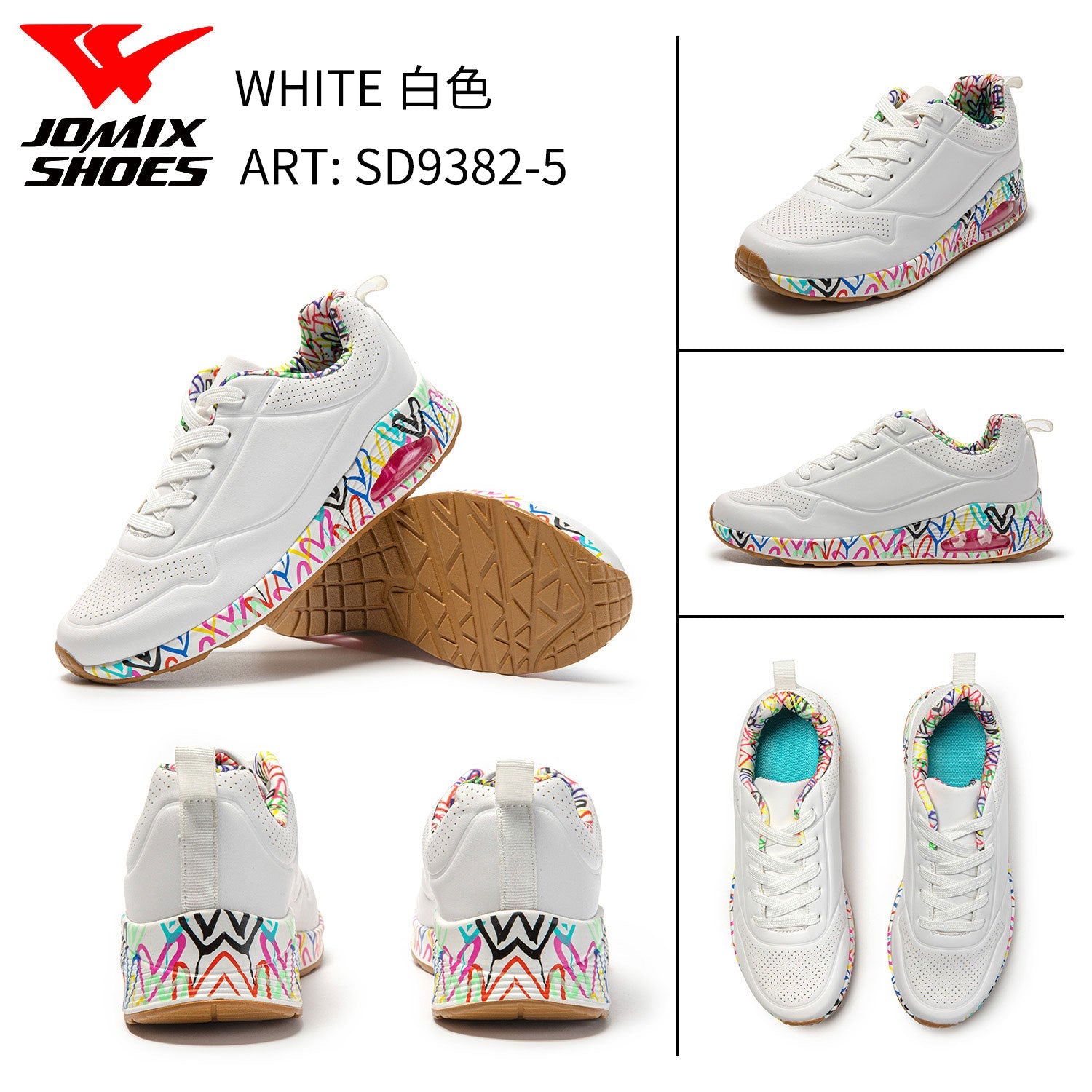 Sneakers Da Donna Jomix Shoes SD9382 - 5 - Fornitura all'ingrosso di Scarpe Donna da Jomix Shoes B2B