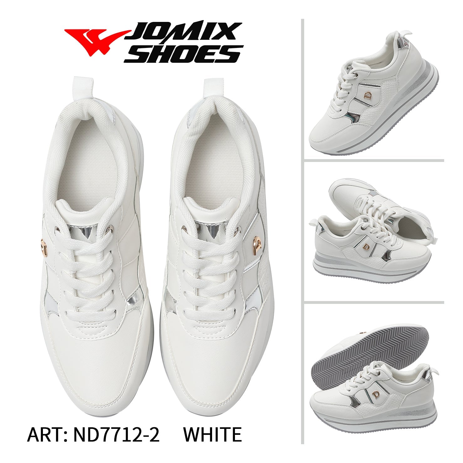 Sneakers da donna sportive casual Jomix Shoes ND7712 - 2 - Fornitura all'ingrosso di Scarpe Donna da Jomix Shoes B2B