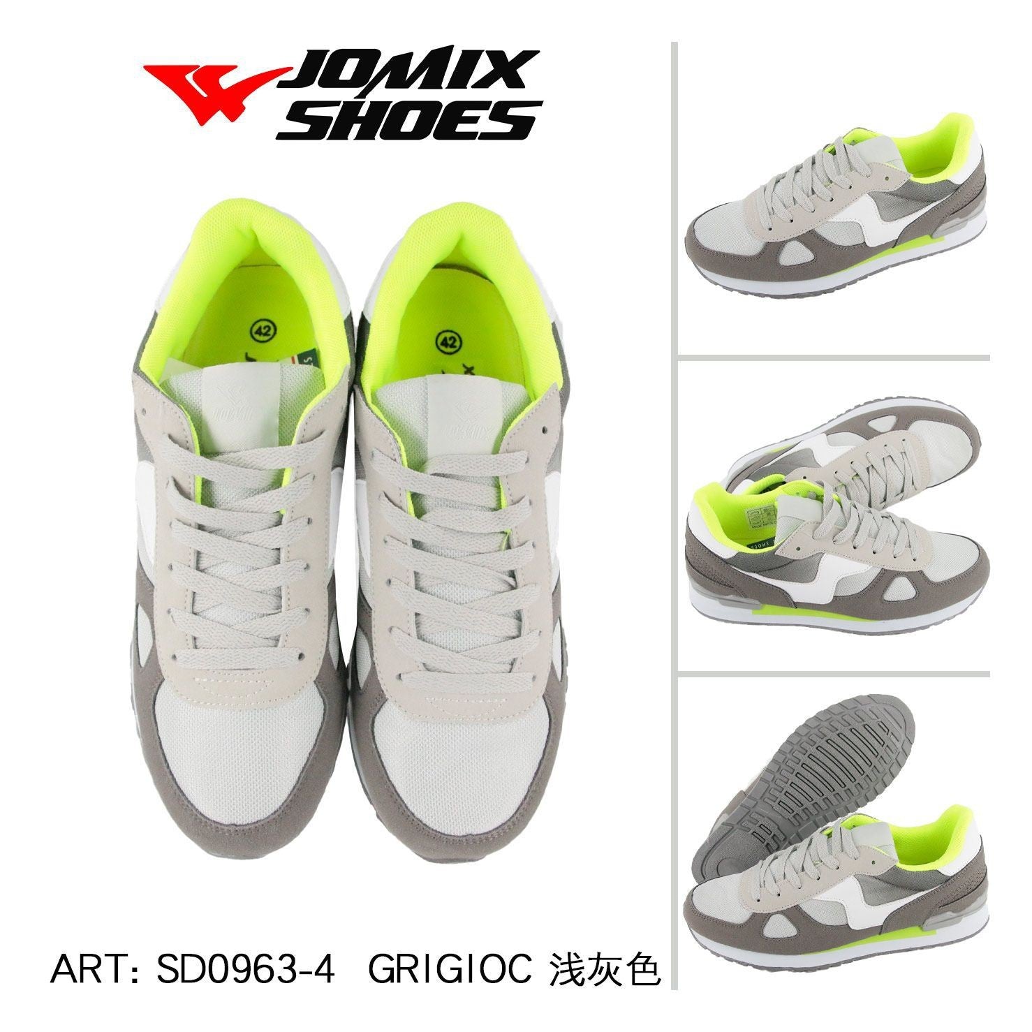 Sneakers da donna sportive casual Jomix Shoes SD0963 - 4 - Fornitura all'ingrosso di Scarpe Donna da Jomix Shoes B2B