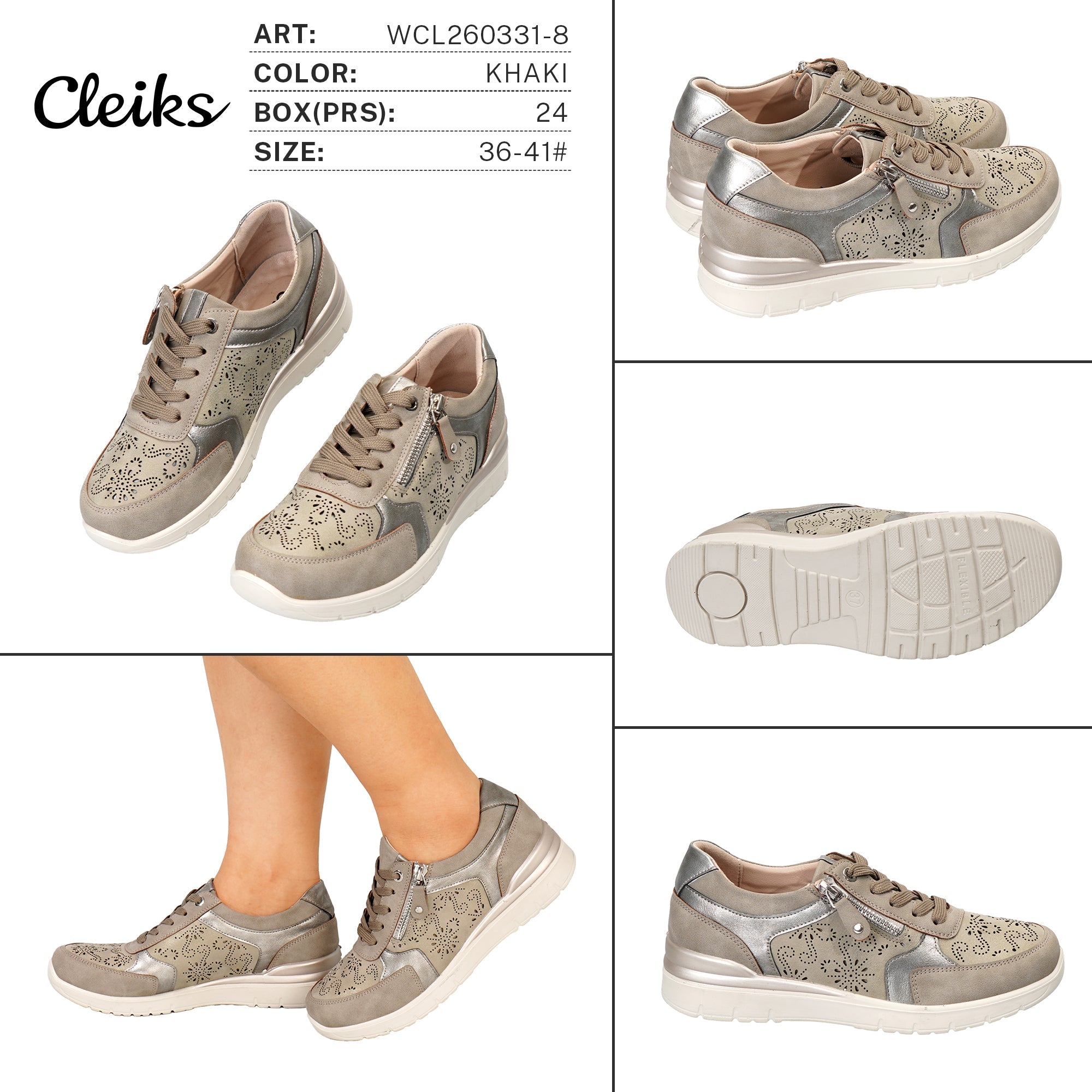 Sneakers da Donna WCL260331 - 8 - Fornitura all'ingrosso di Sneakers Donna da Jomix Shoes B2B