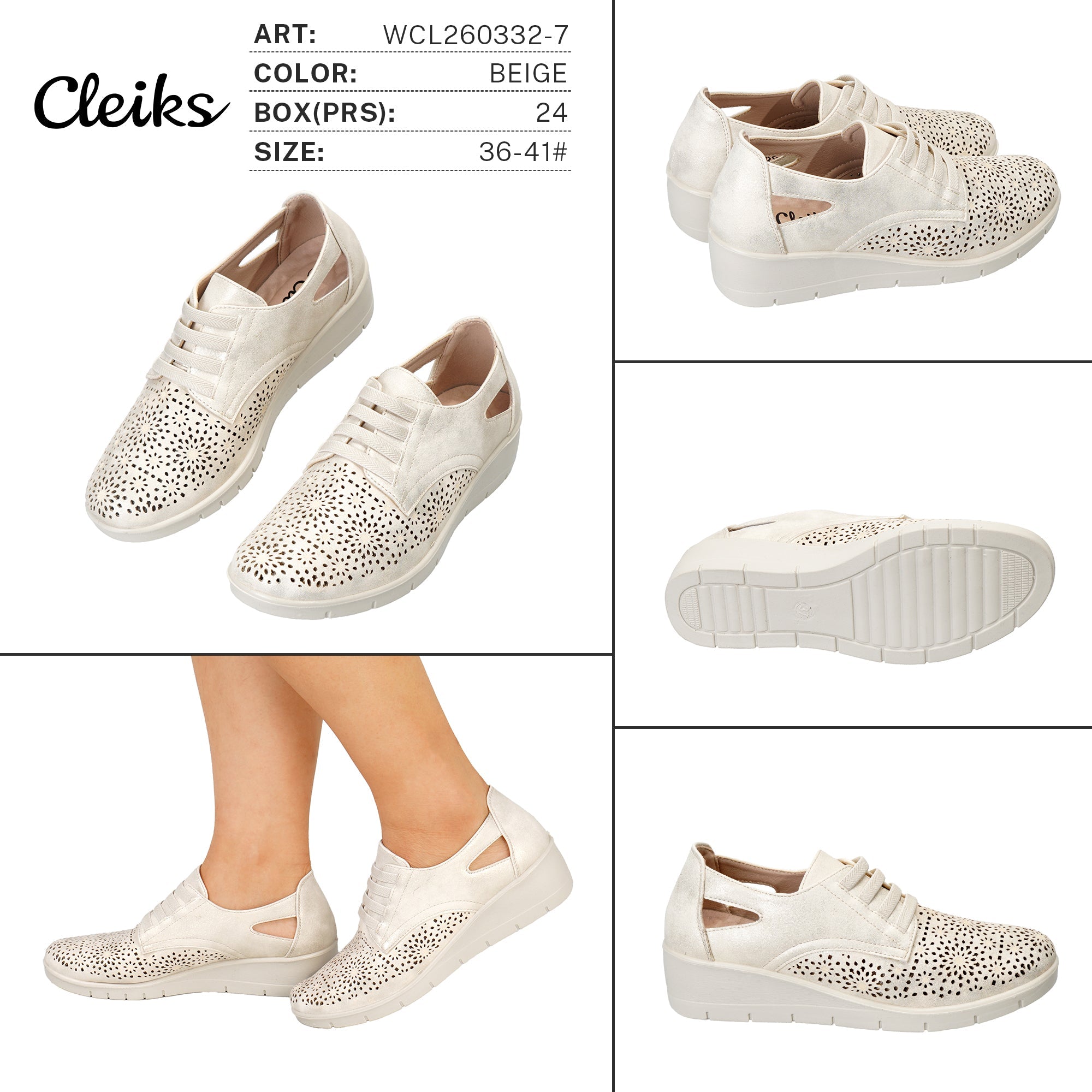 Sneakers da Donna WCL260332 - 7 - Fornitura all'ingrosso di Sneakers Donna da Jomix Shoes B2B