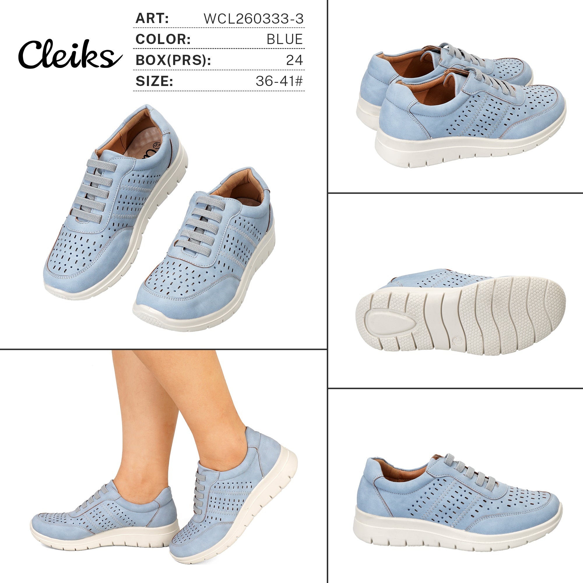 Sneakers da Donna WCL260333 - 3 - Fornitura all'ingrosso di Sneakers Donna da Jomix Shoes B2B