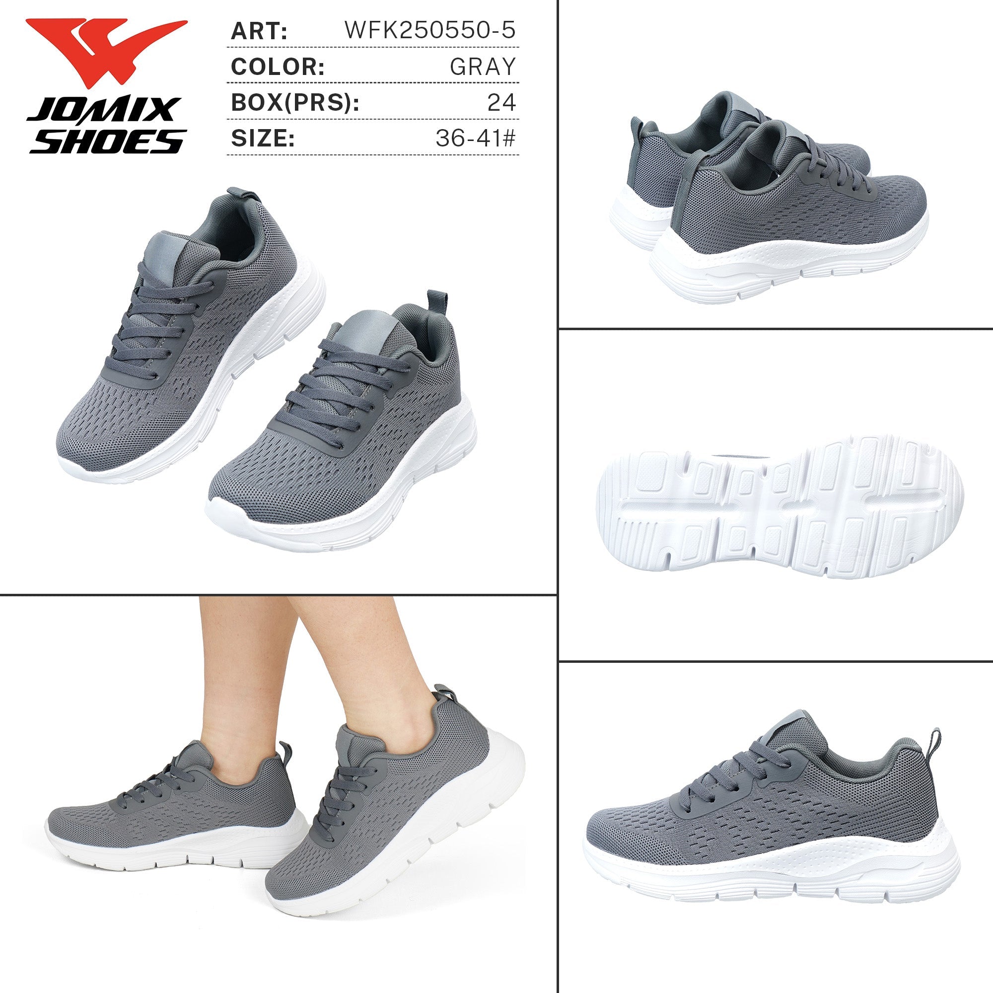 Sneakers da Donna WFK250550 - 5 - Fornitura all'ingrosso di Sneakers Donna da Jomix Shoes B2B