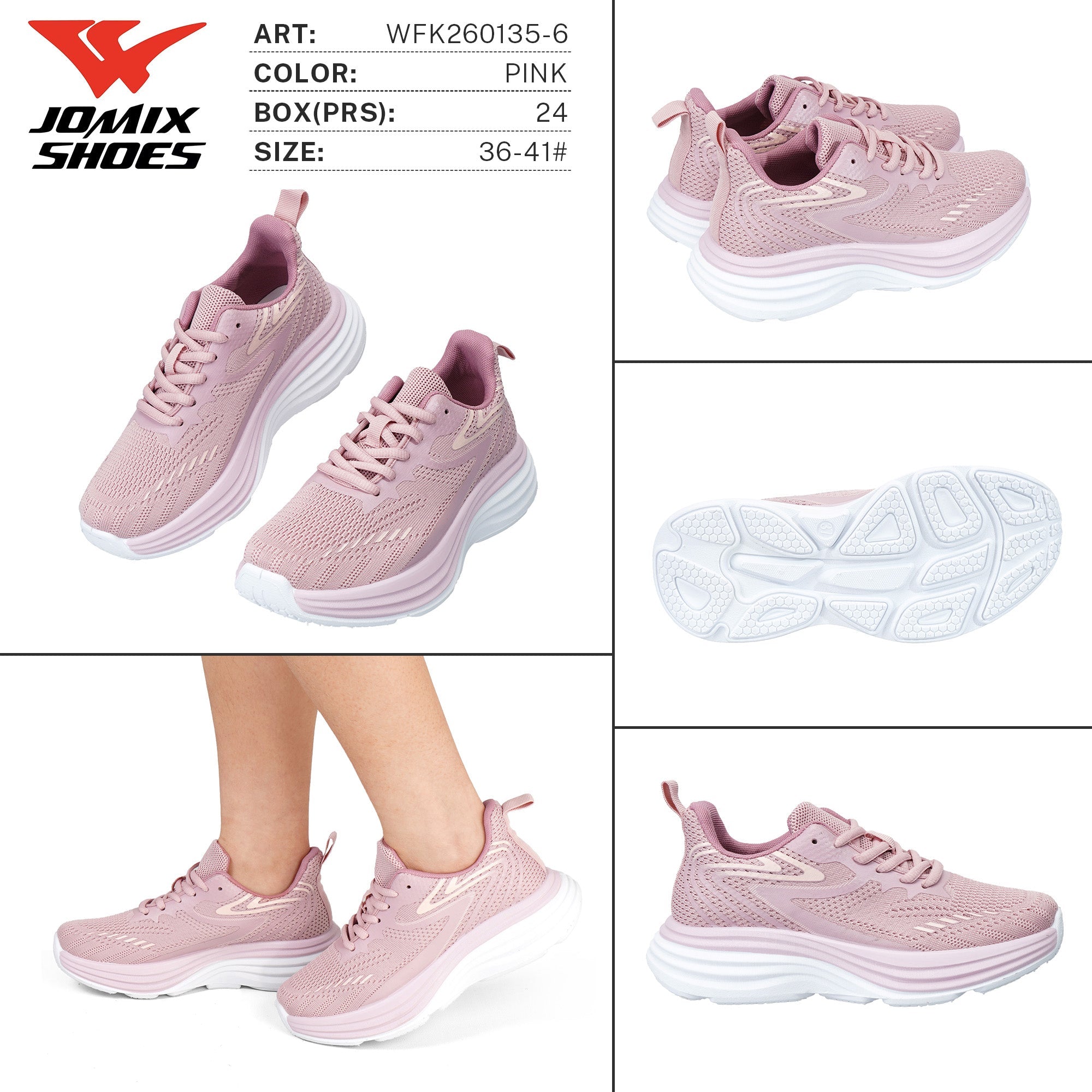 Sneakers da Donna WFK260135 - 6 - Fornitura all'ingrosso di Sneakers Donna da Jomix Shoes B2B