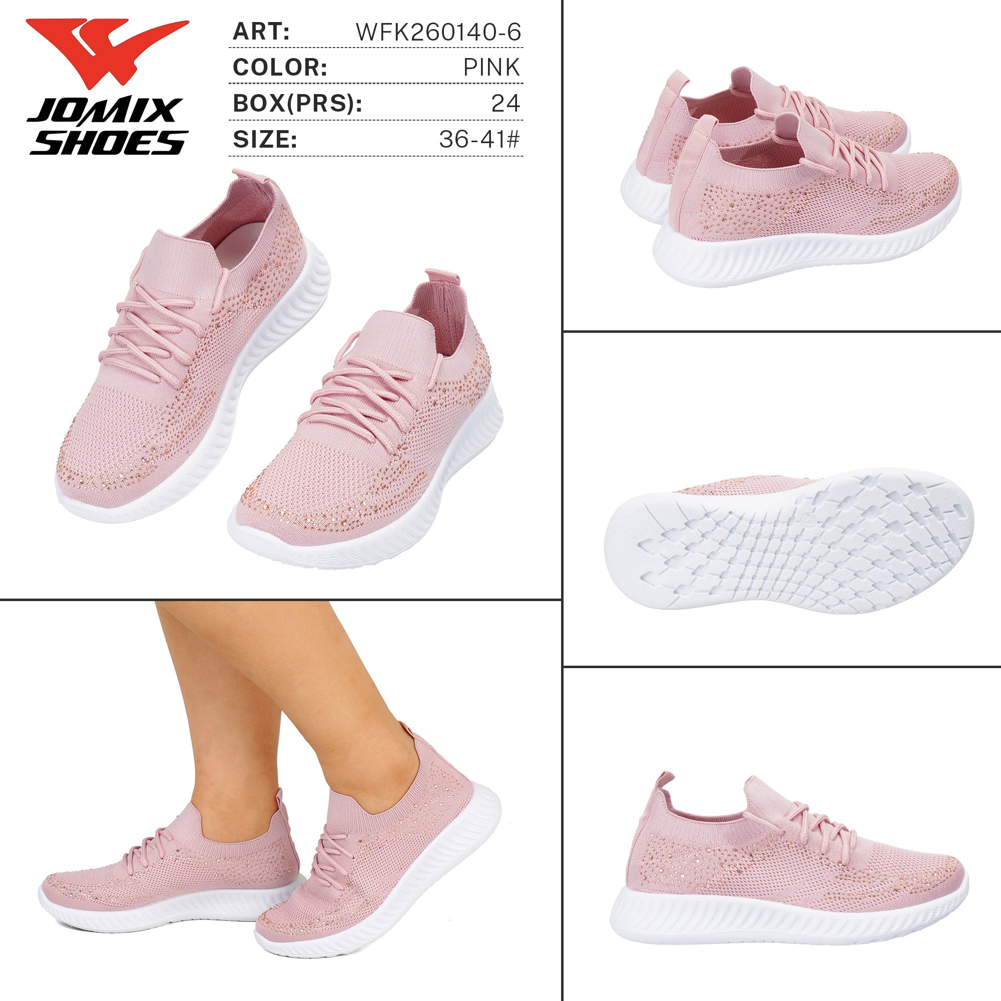 Sneakers da Donna WFK260140 - 6 - Fornitura all'ingrosso di Sneakers Donna da Jomix Shoes B2B
