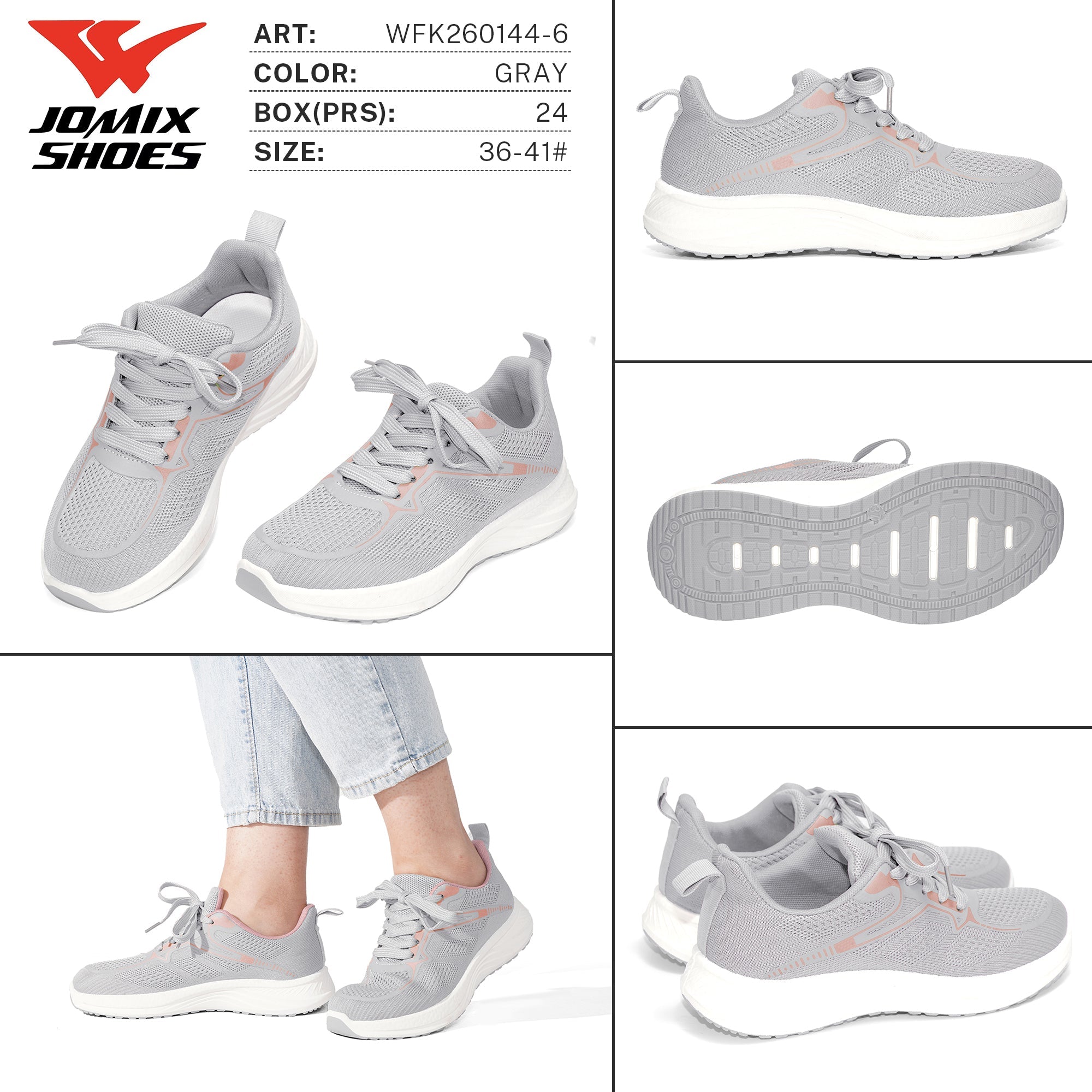 Sneakers da Donna WFK260144 - 6 - Fornitura all'ingrosso di Sneakers Donna da Jomix Shoes B2B