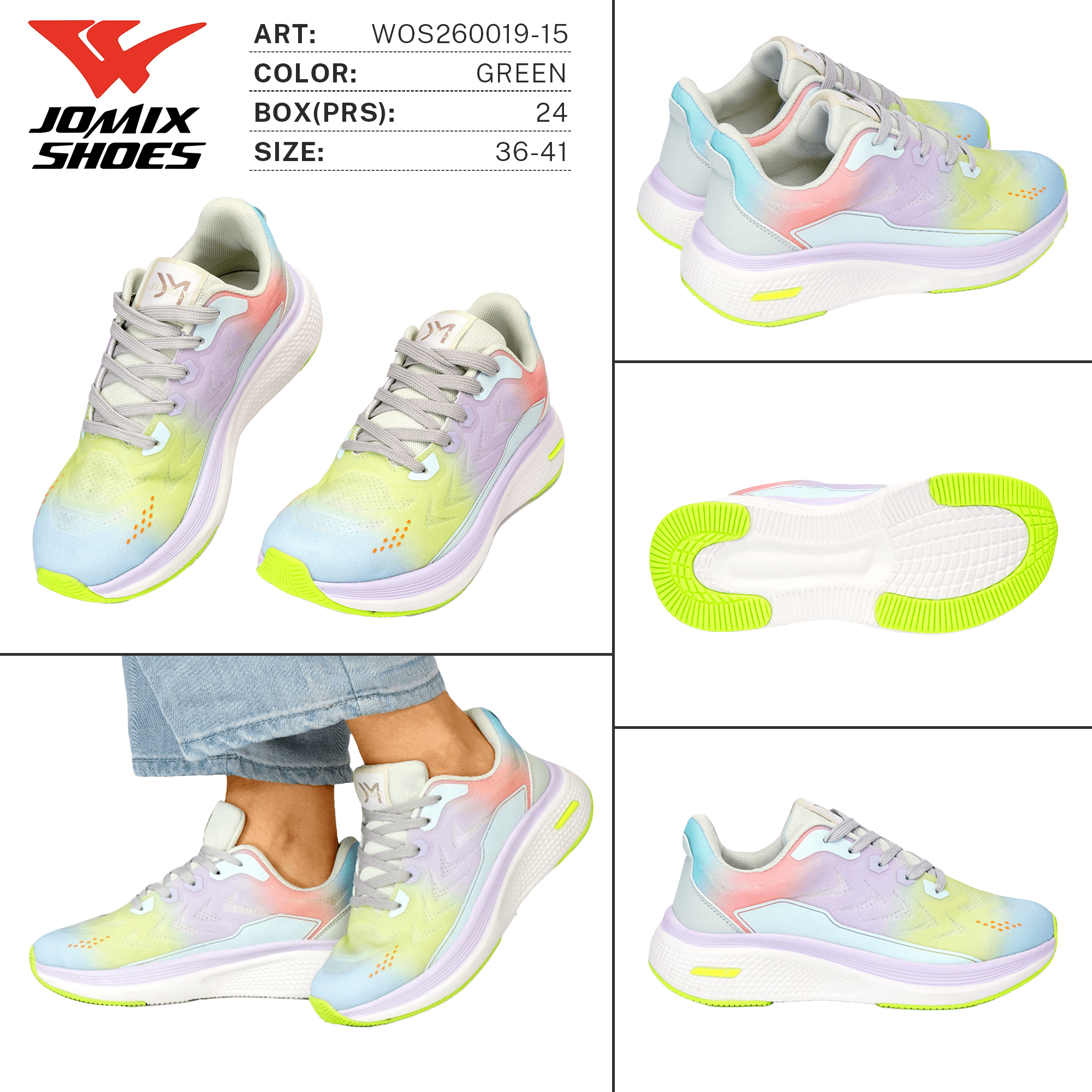 Sneakers da Donna WOS260019 - 15 - Fornitura all'ingrosso di Sneakers Donna da Jomix Shoes B2B