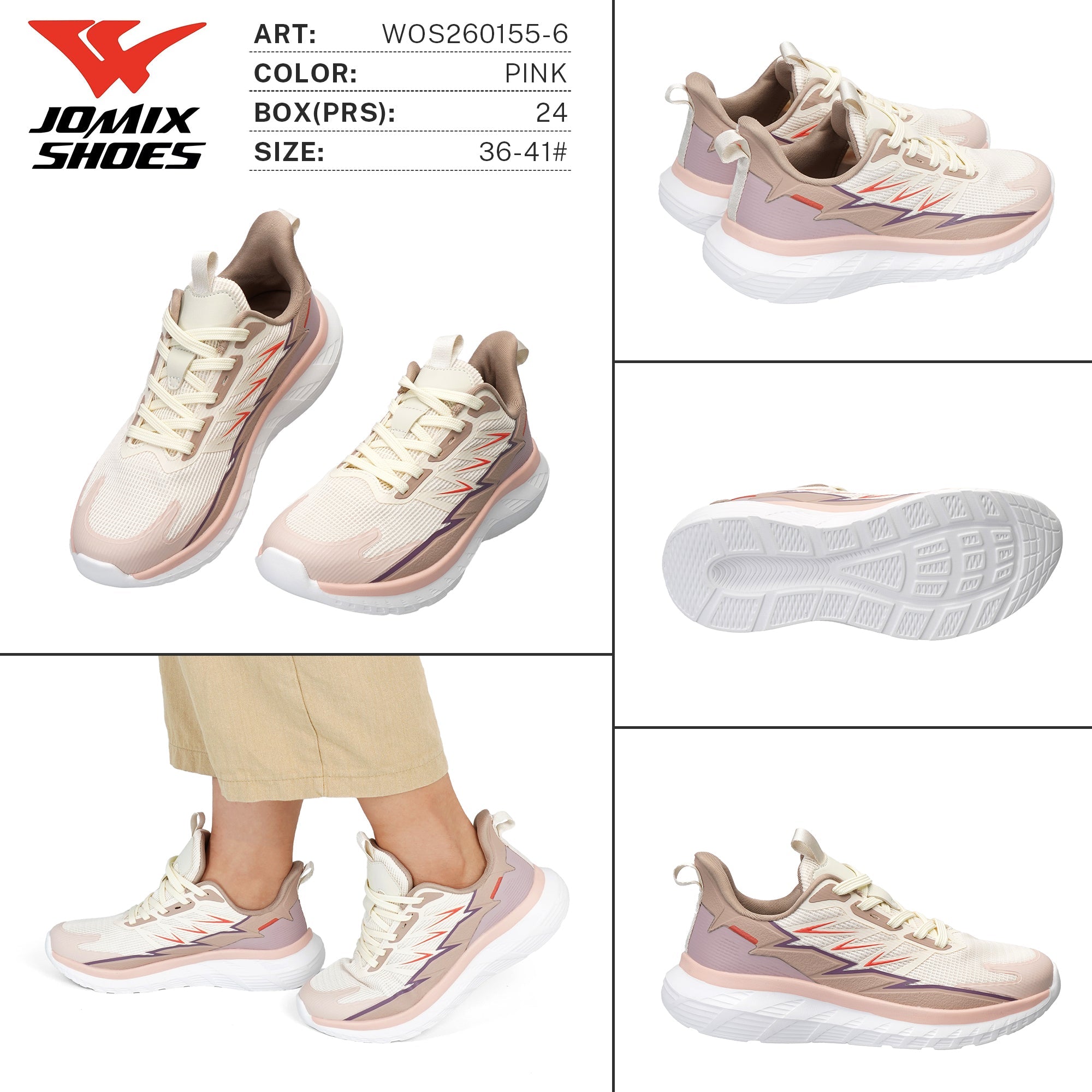Sneakers da Donna WOS260155 - 6 - Fornitura all'ingrosso di Sneakers Donna da Jomix Shoes B2B
