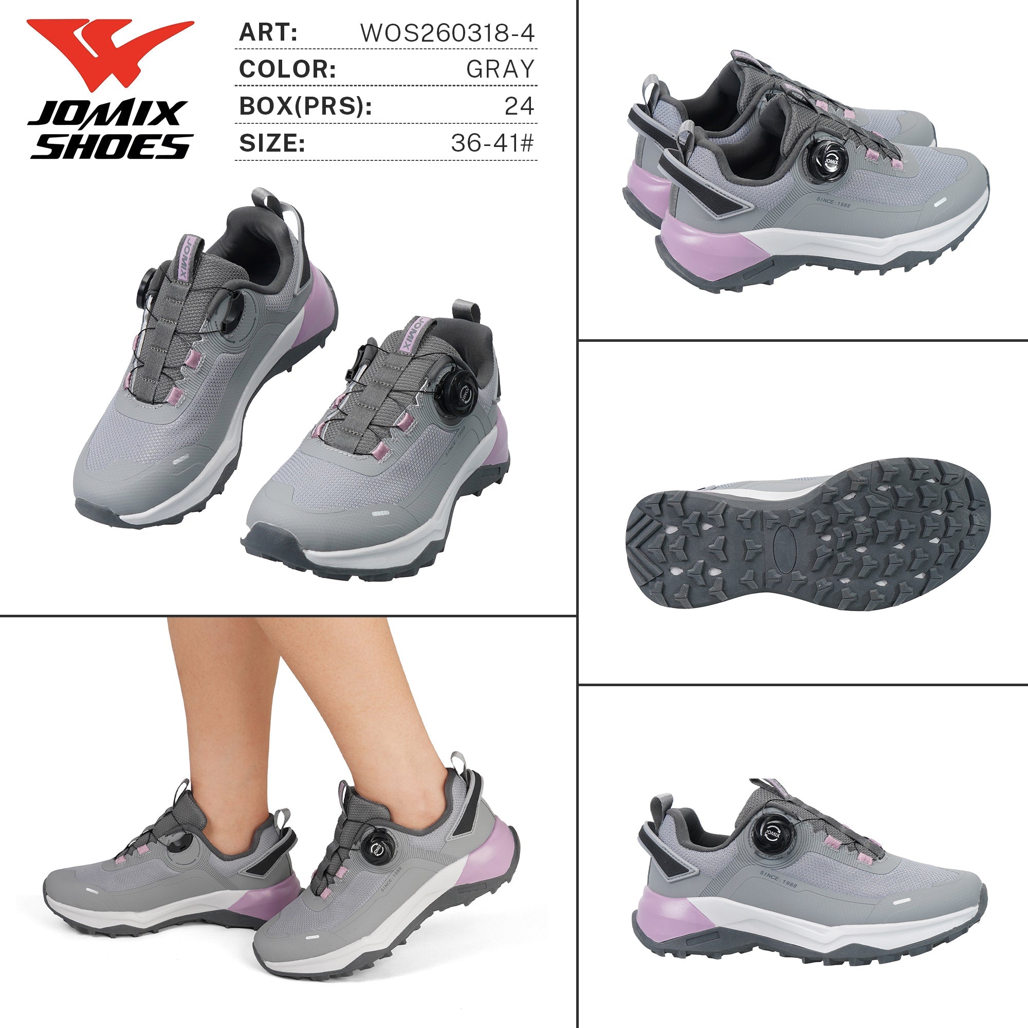 Sneakers da Donna WOS260318 - 4 - Fornitura all'ingrosso di Sneakers Donna da Jomix Shoes B2B