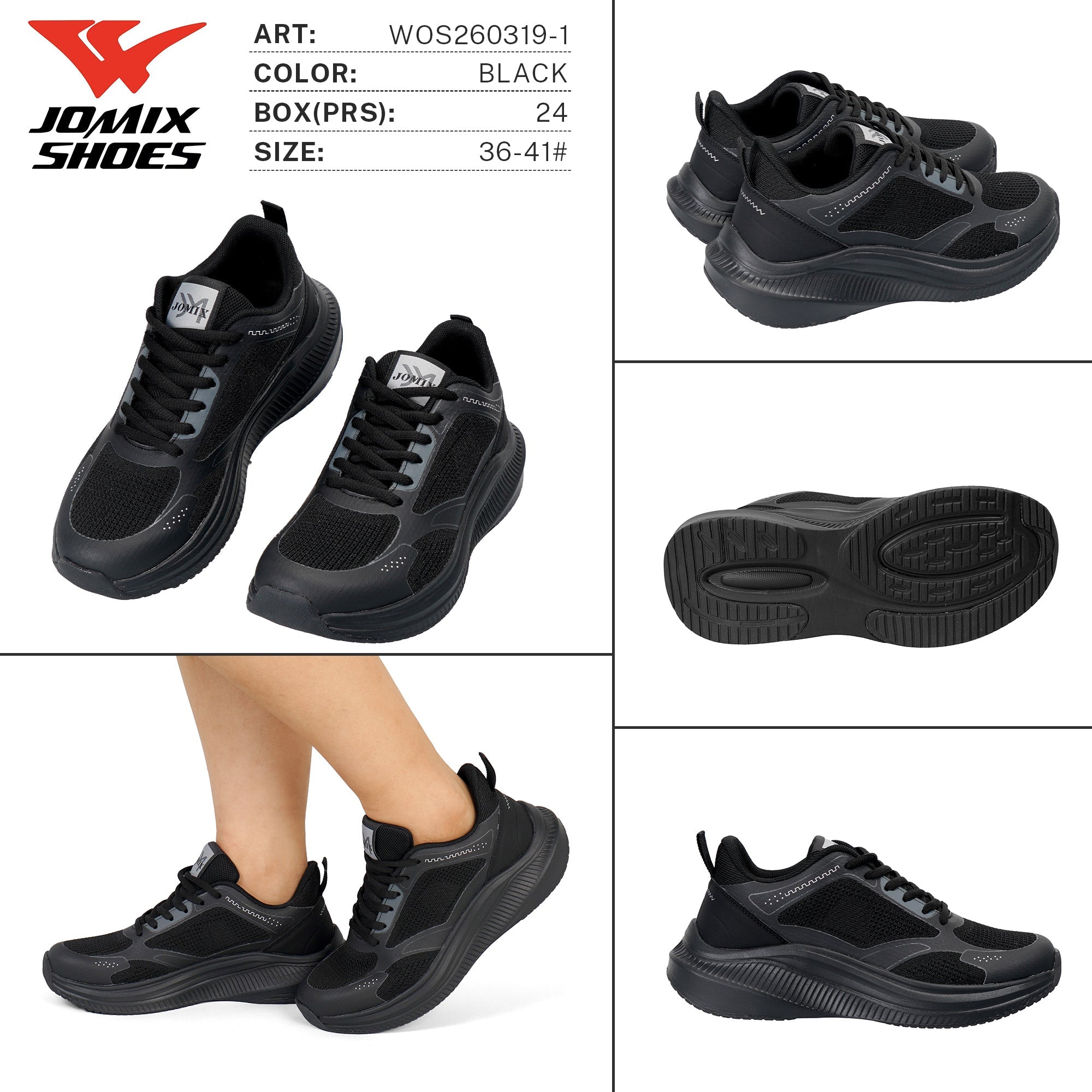 Sneakers da Donna WOS260319 - 1 - Fornitura all'ingrosso di Sneakers Donna da Jomix Shoes B2B