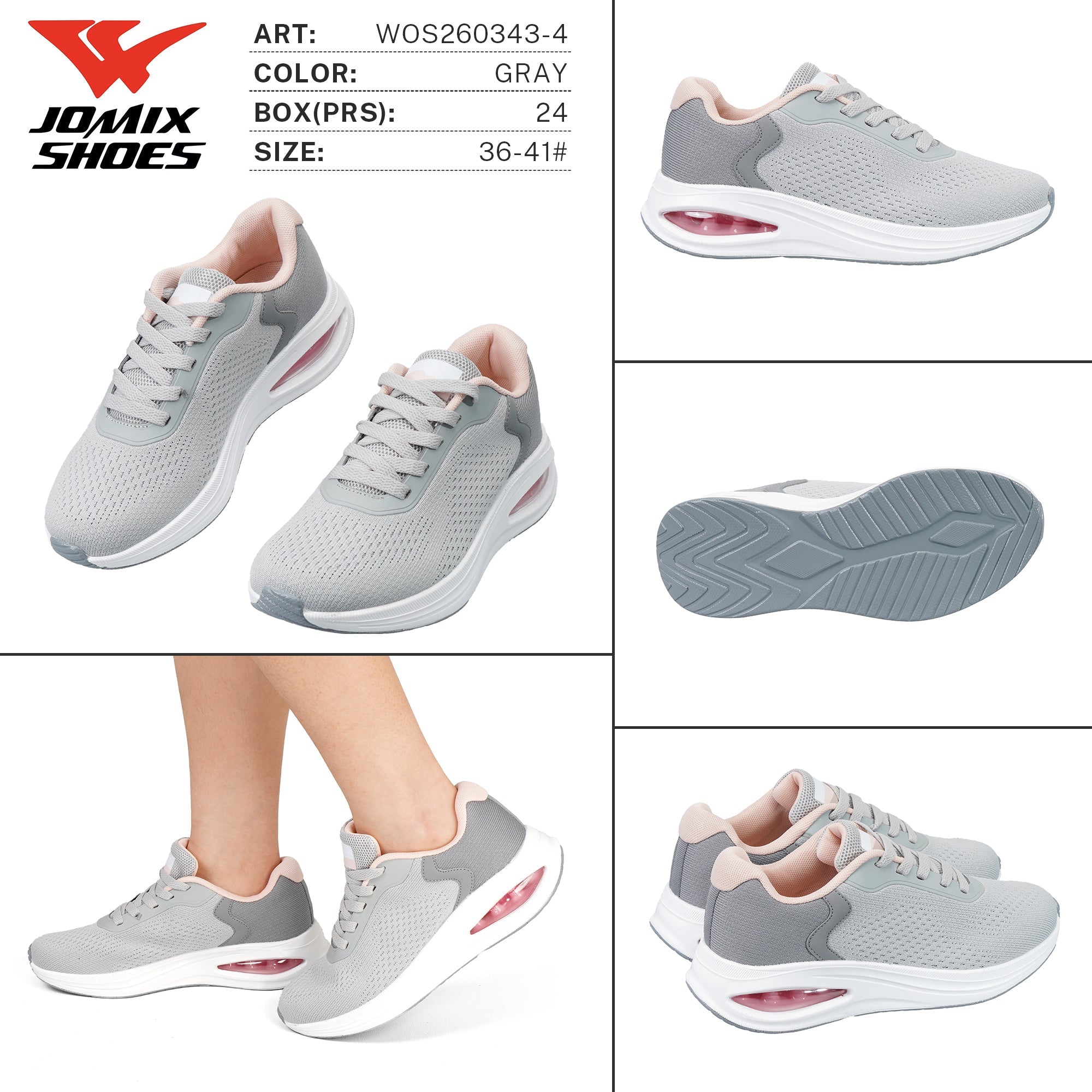 Sneakers da Donna WOS260343 - 4 - Fornitura all'ingrosso di Sneakers Donna da Jomix Shoes B2B