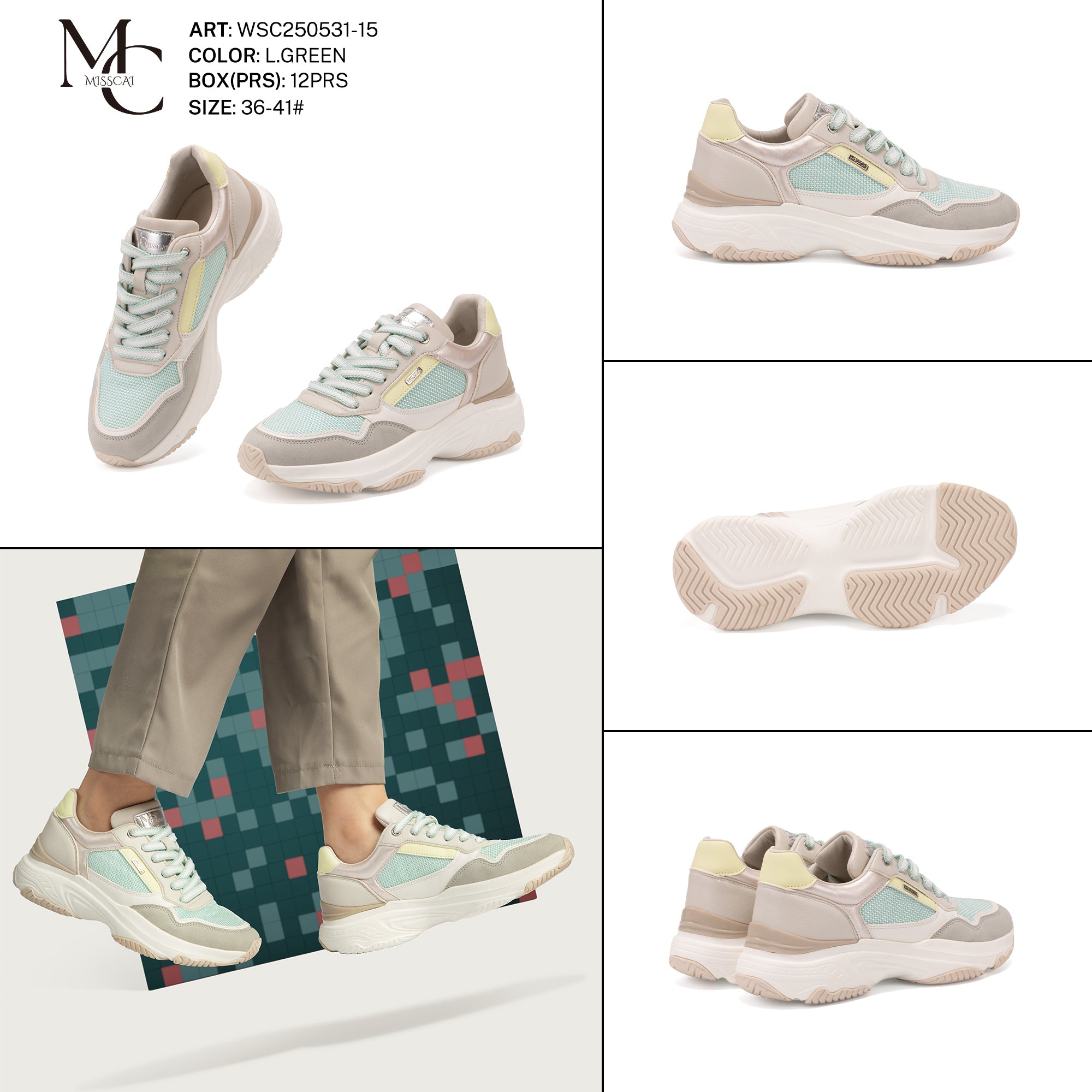 Sneakers Da Donna Wsc250531 - 15 - Fornitura all'ingrosso di Scarpe Donna da Jomix Shoes B2B