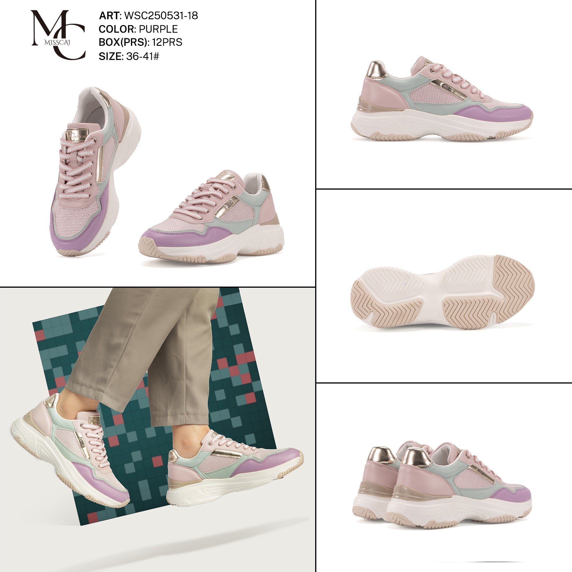 Sneakers Da Donna Wsc250531 - 18 - Fornitura all'ingrosso di Scarpe Donna da Jomix Shoes B2B