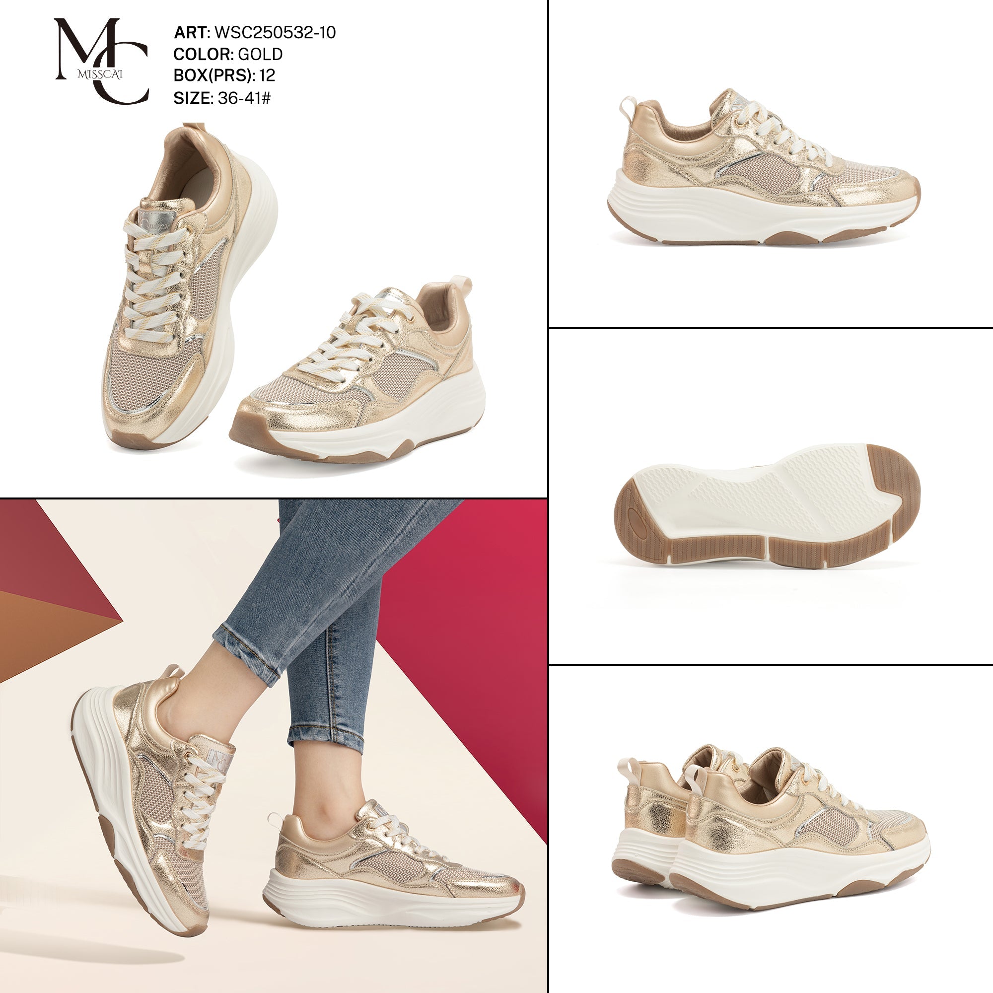 Sneakers Da Donna Wsc250532 - 10 - Fornitura all'ingrosso di Scarpe Donna da Jomix Shoes B2B