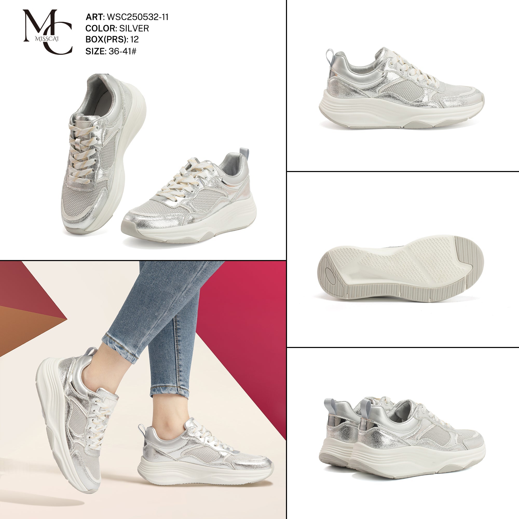 Sneakers Da Donna Wsc250532 - 11 - Fornitura all'ingrosso di Scarpe Donna da Jomix Shoes B2B