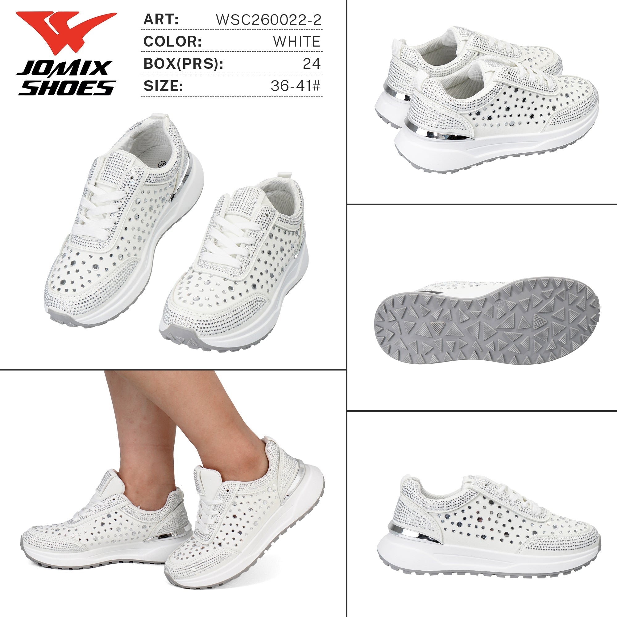 Sneakers da Donna WSC260022 - 2 - Fornitura all'ingrosso di Sneakers Donna da Jomix Shoes B2B