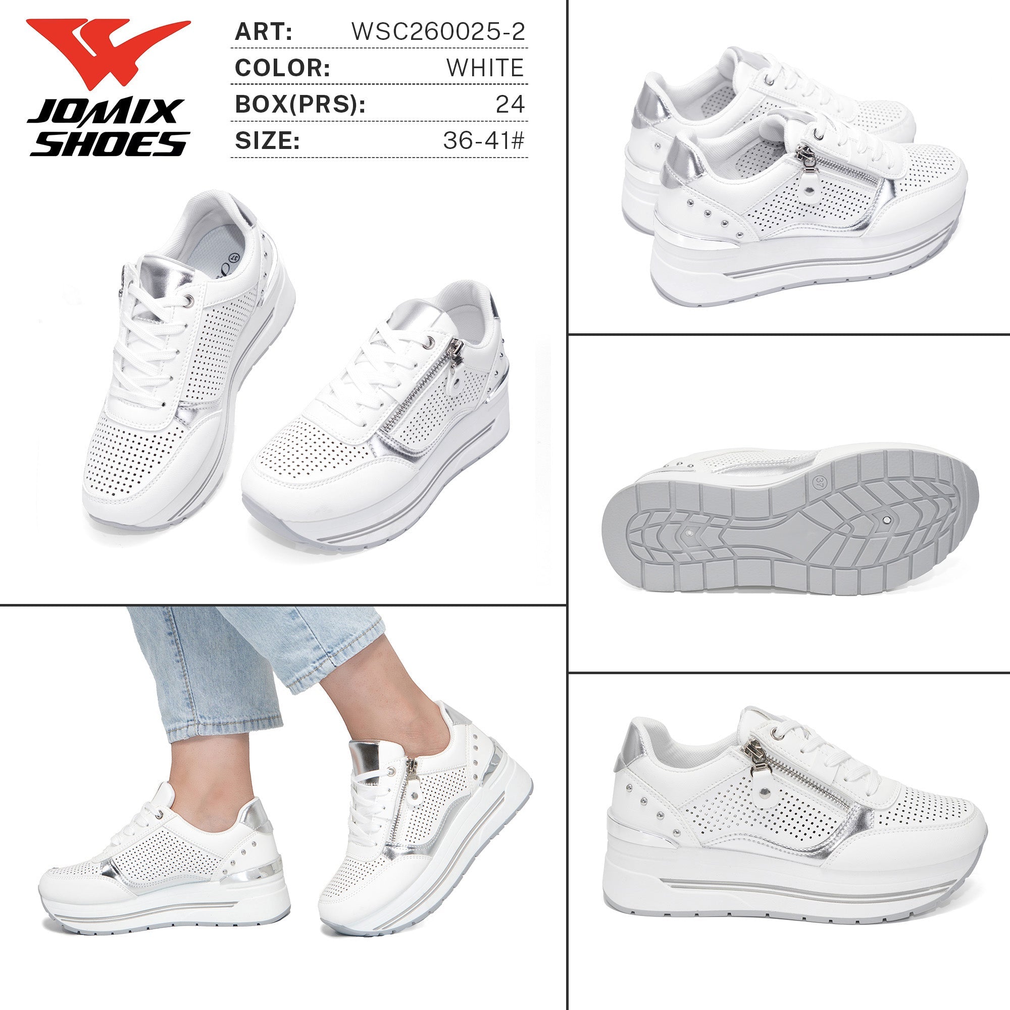 Sneakers da Donna WSC260025 - 2 - Fornitura all'ingrosso di Sneakers Donna da Jomix Shoes B2B