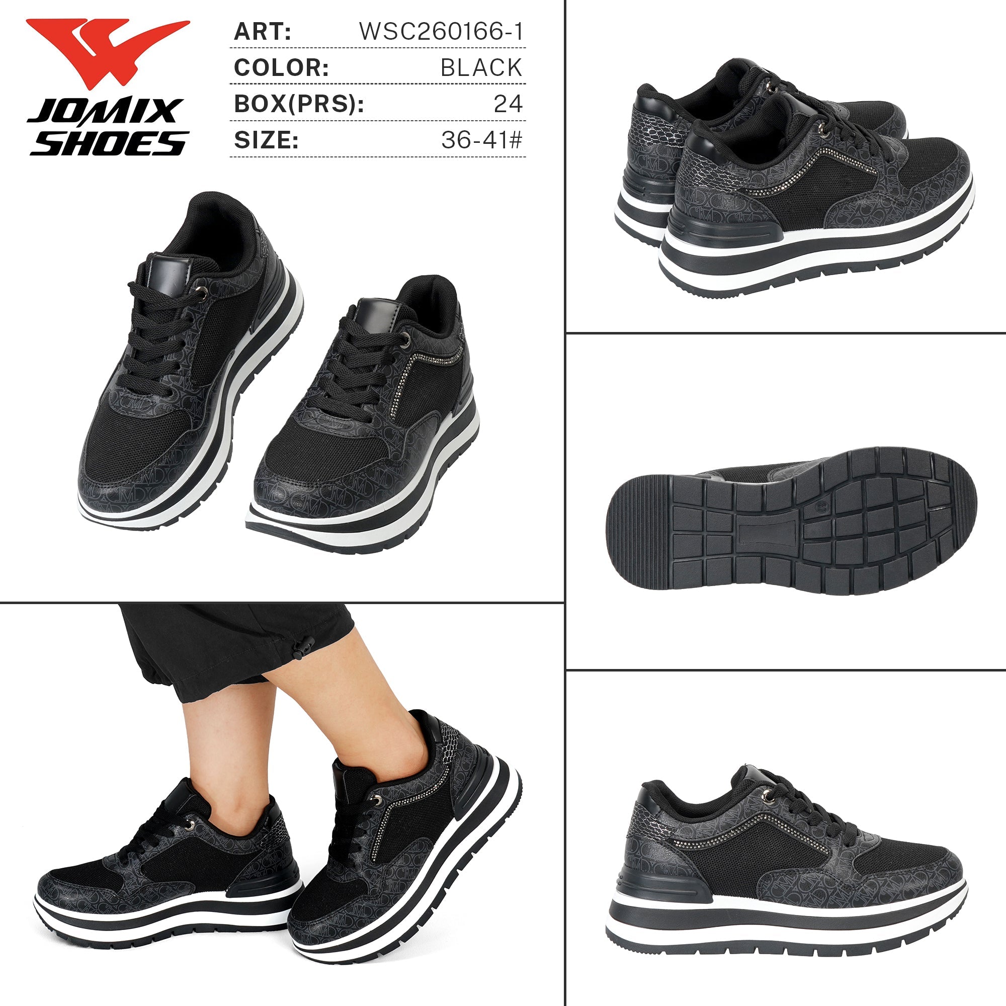 Sneakers da Donna WSC260166 - 1 - Fornitura all'ingrosso di Sneakers Donna da Jomix Shoes B2B