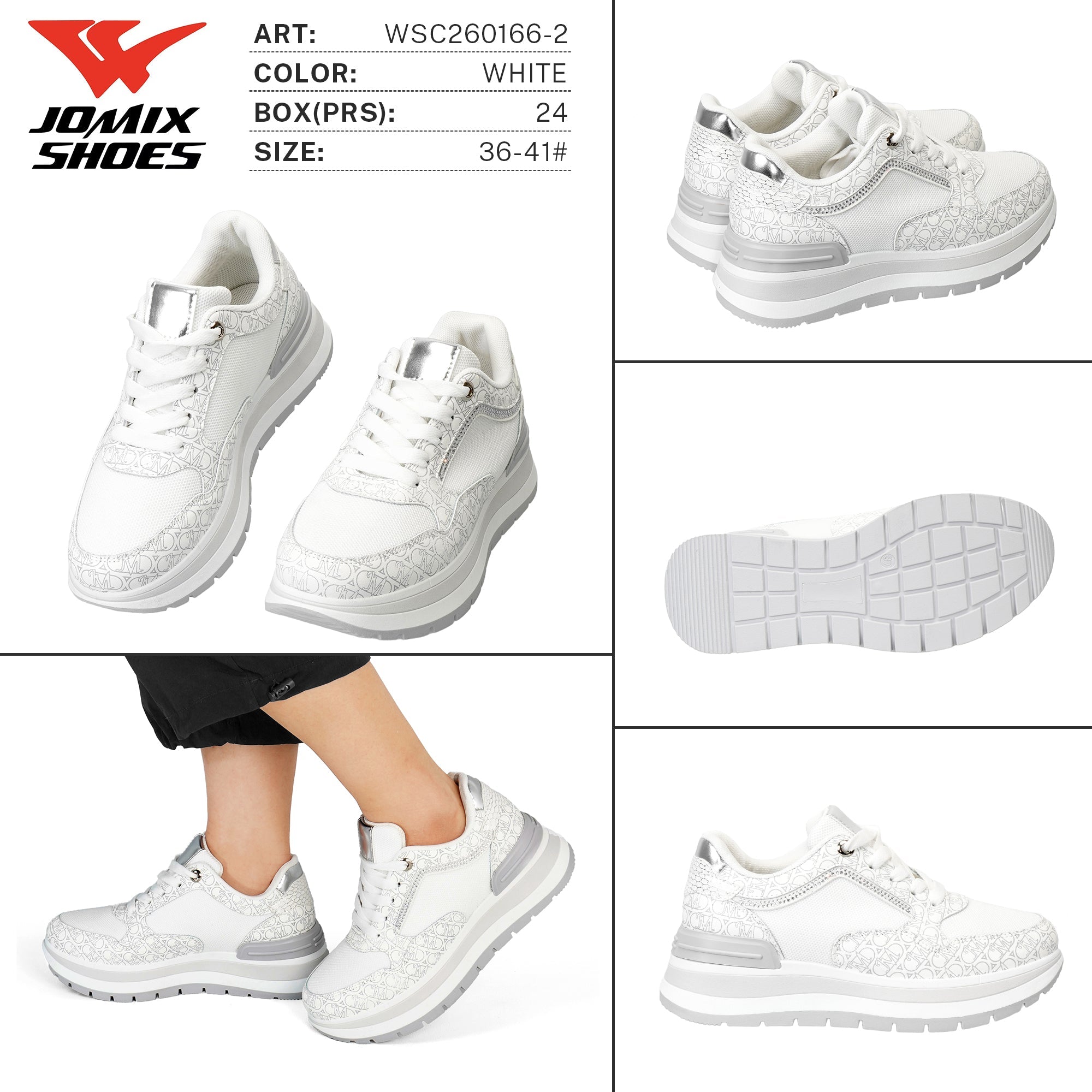 Sneakers da Donna WSC260166 - 2 - Fornitura all'ingrosso di Sneakers Donna da Jomix Shoes B2B