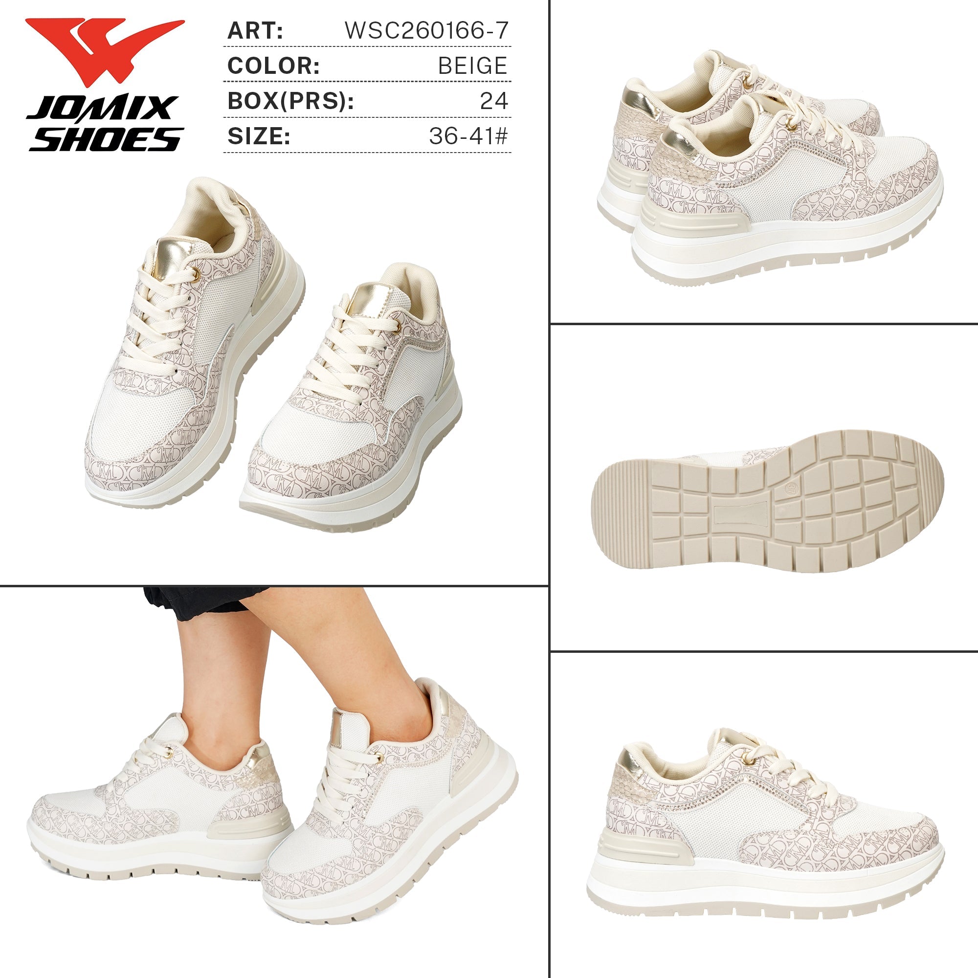 Sneakers da Donna WSC260166 - 7 - Fornitura all'ingrosso di Sneakers Donna da Jomix Shoes B2B
