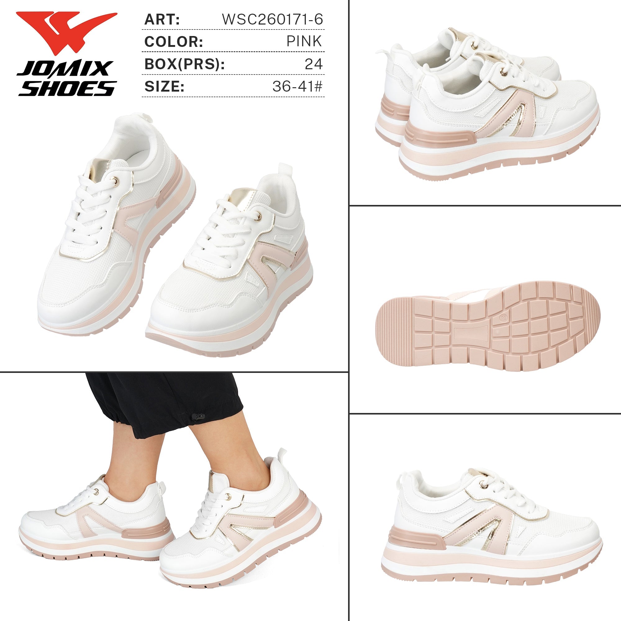Sneakers da Donna WSC260171 - 6 - Fornitura all'ingrosso di Sneakers Donna da Jomix Shoes B2B