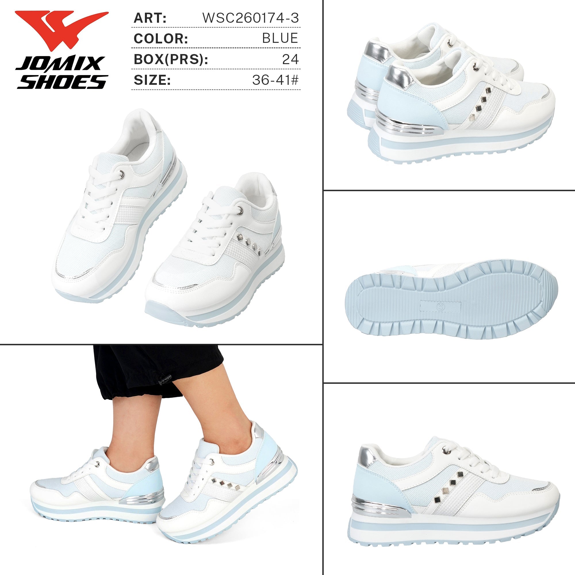 Sneakers da Donna WSC260174 - 3 - Fornitura all'ingrosso di Sneakers Donna da Jomix Shoes B2B