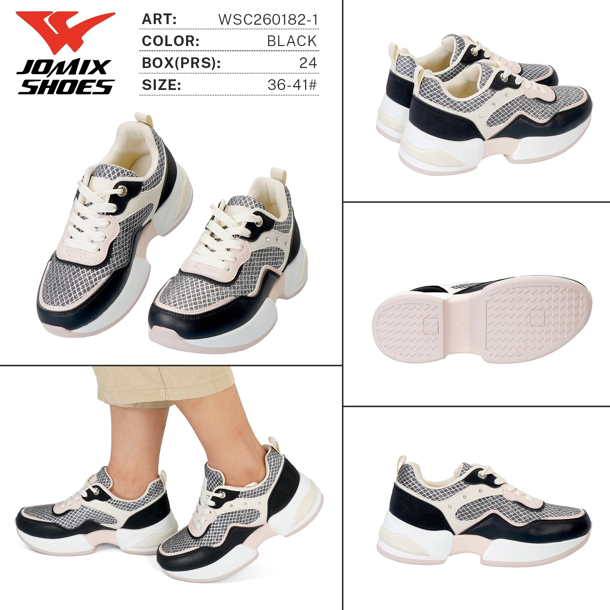 Sneakers da Donna WSC260182 - 1 - Fornitura all'ingrosso di Sneakers Donna da Jomix Shoes B2B