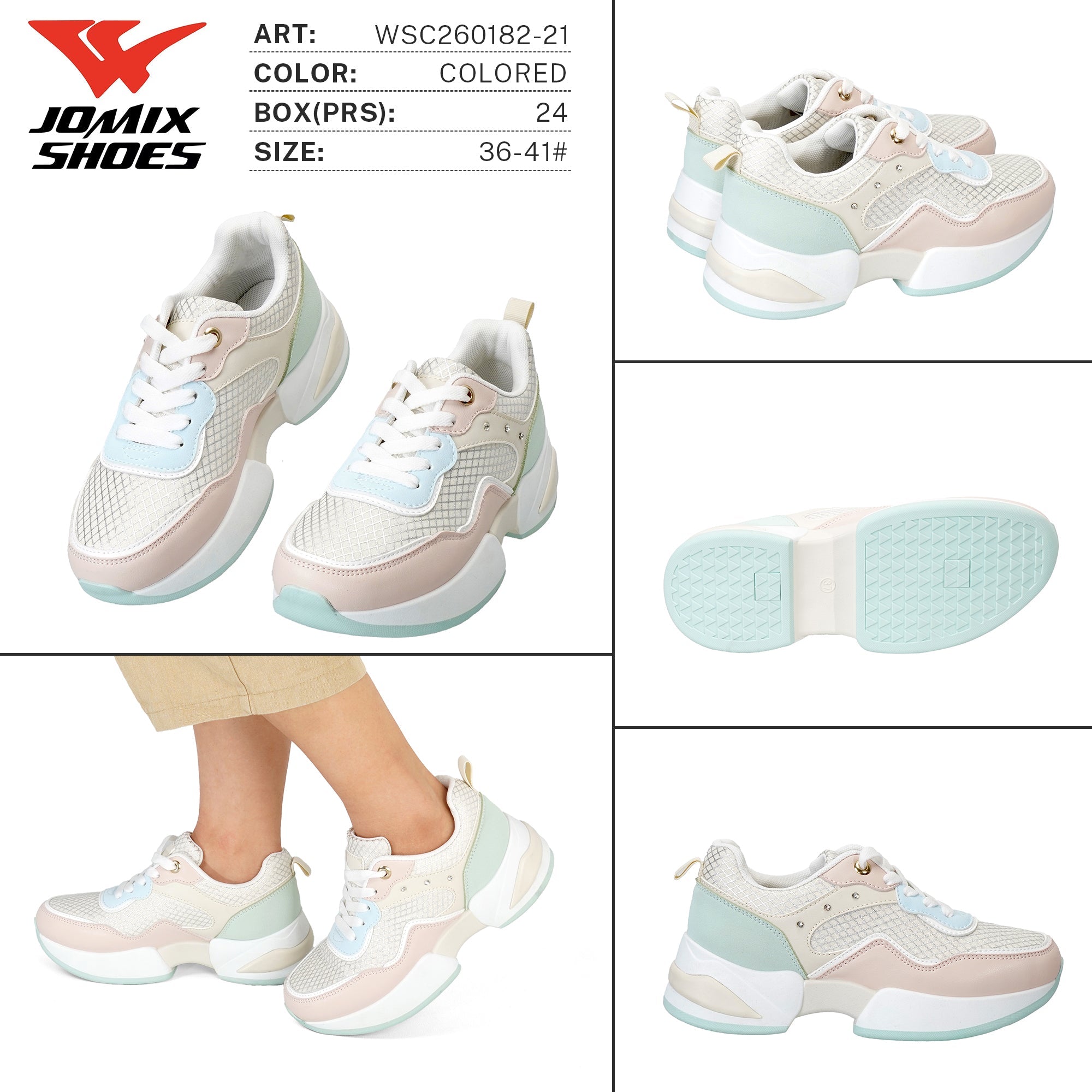 Sneakers da Donna WSC260182 - 21 - Fornitura all'ingrosso di Sneakers Donna da Jomix Shoes B2B